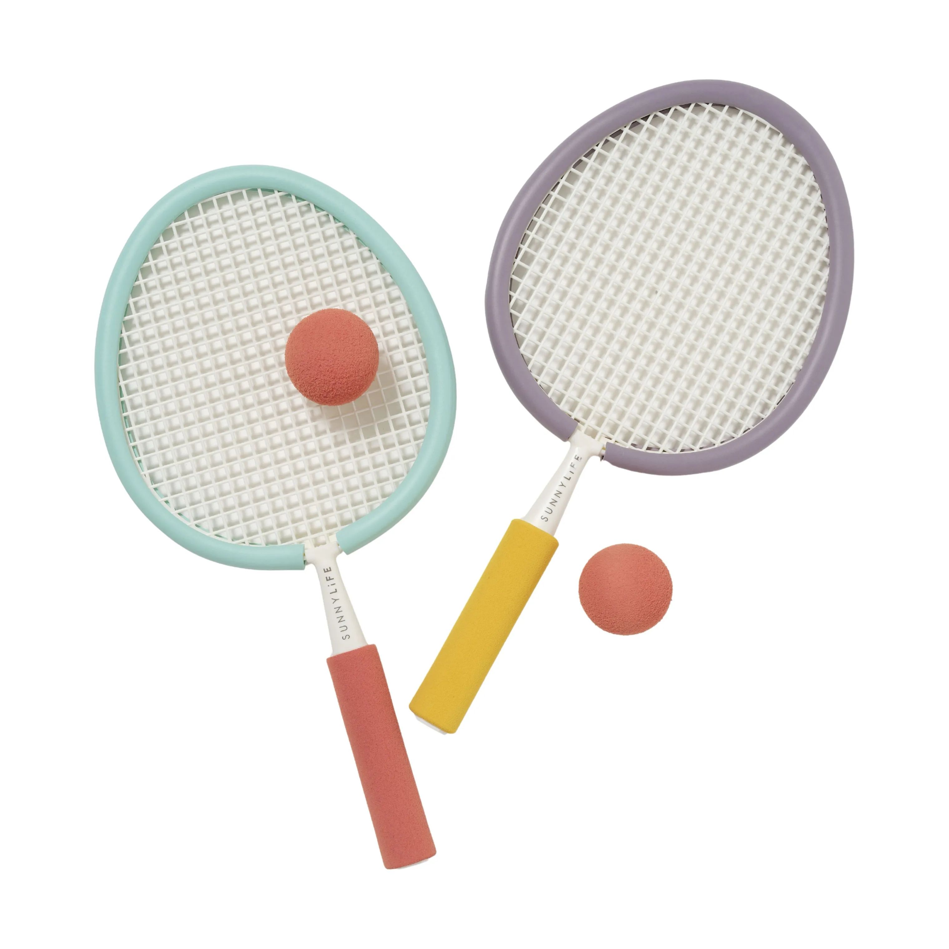 Sunnylife Havespil Poolside Tennissæt - 5 dele i Sorbet, 1