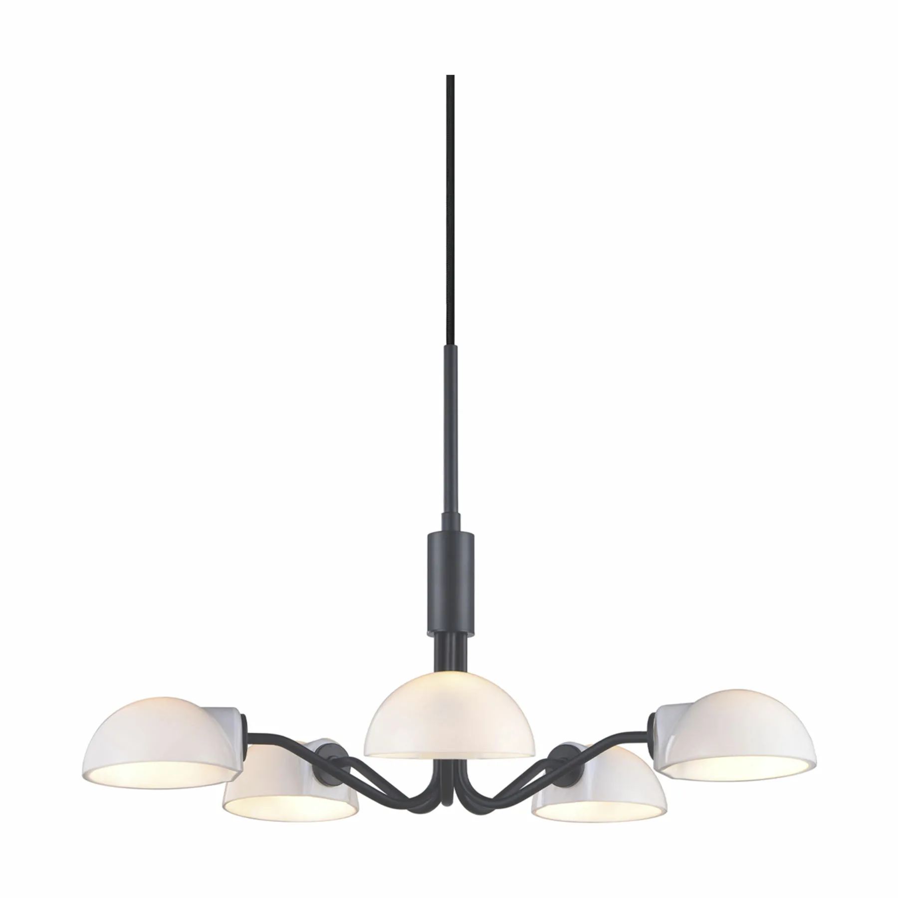 Halo Design Pendler Kjøbenhavn LyseKrone i Sort, 50 cm, 1