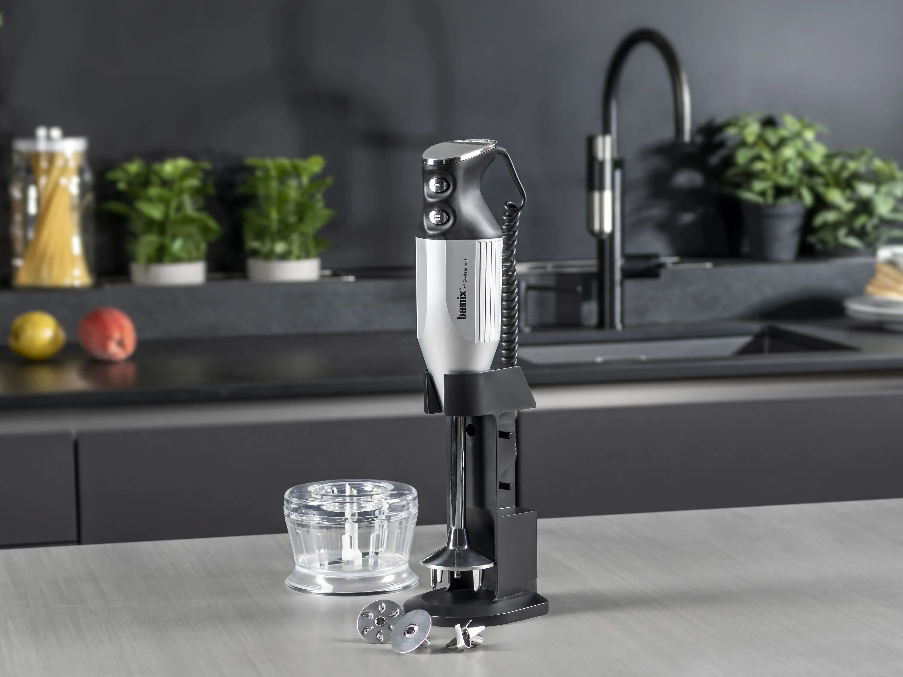 Bamix Stavblendere Deluxe C Stavblender i Sølvgrå, 2