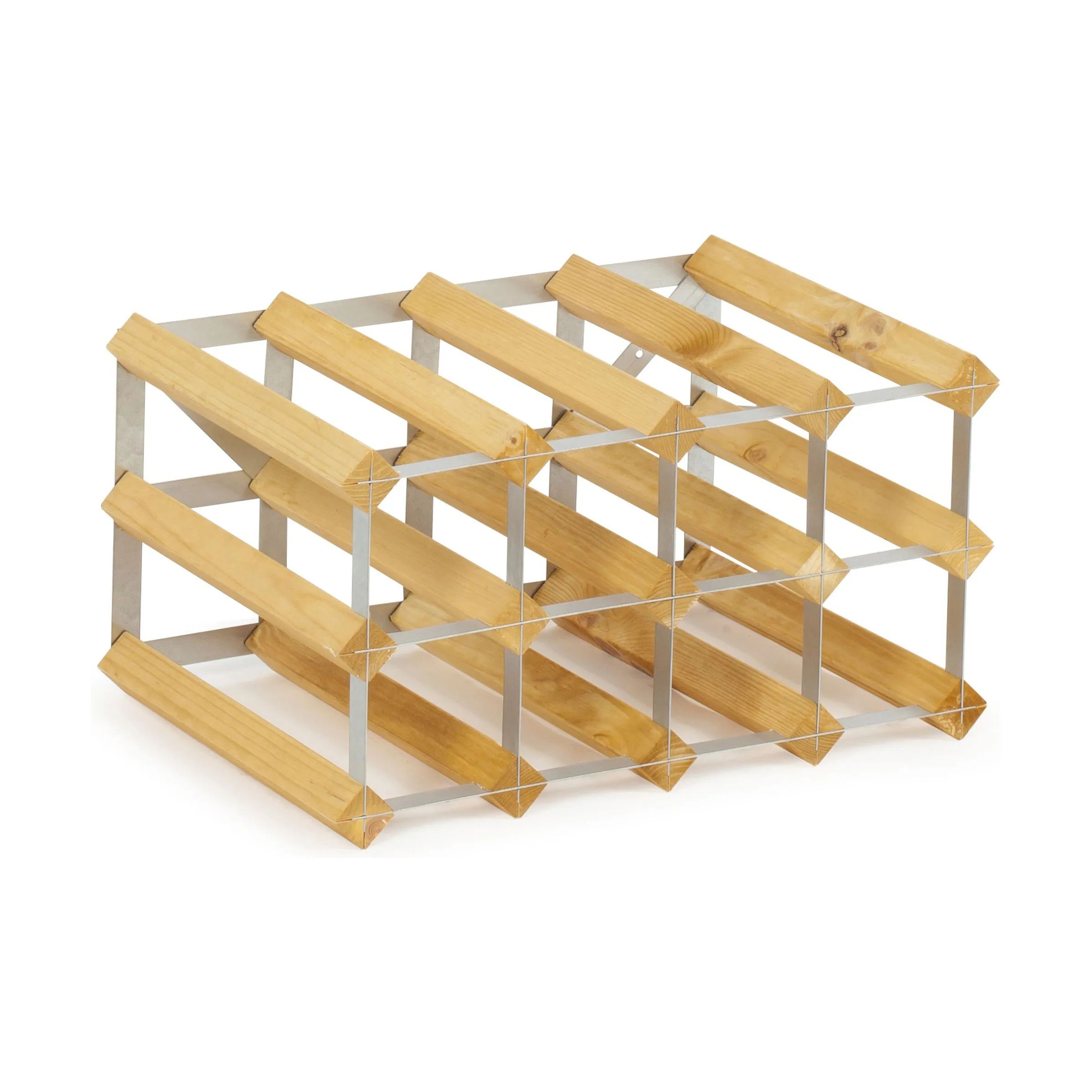 Traditional Wine Racks Vinreoler Vinreol i Lys eg, 12 flasker, 1