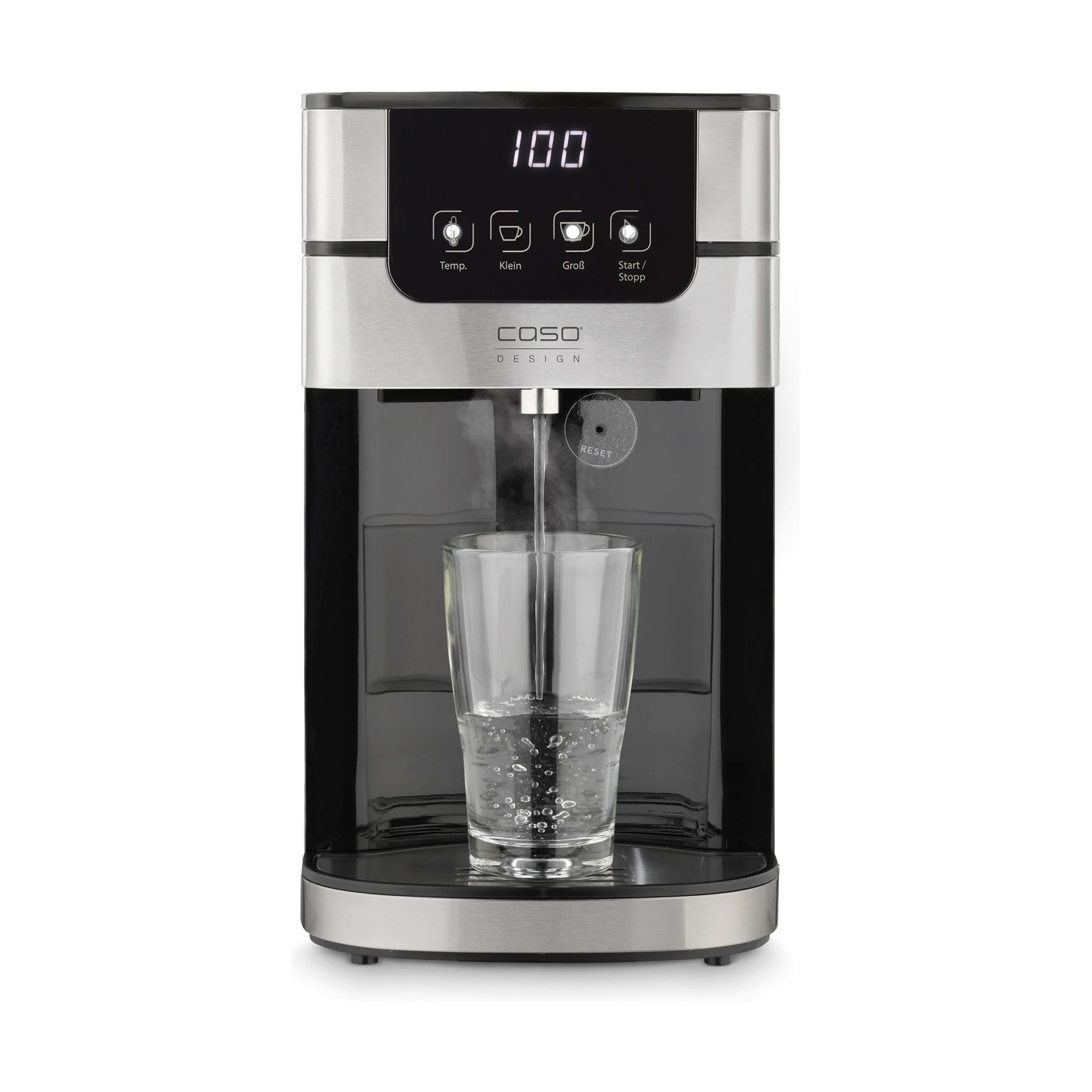 Caso Elkedler PerfectCup 1000 Pro Varmtvandsdispenser i Stål, 1