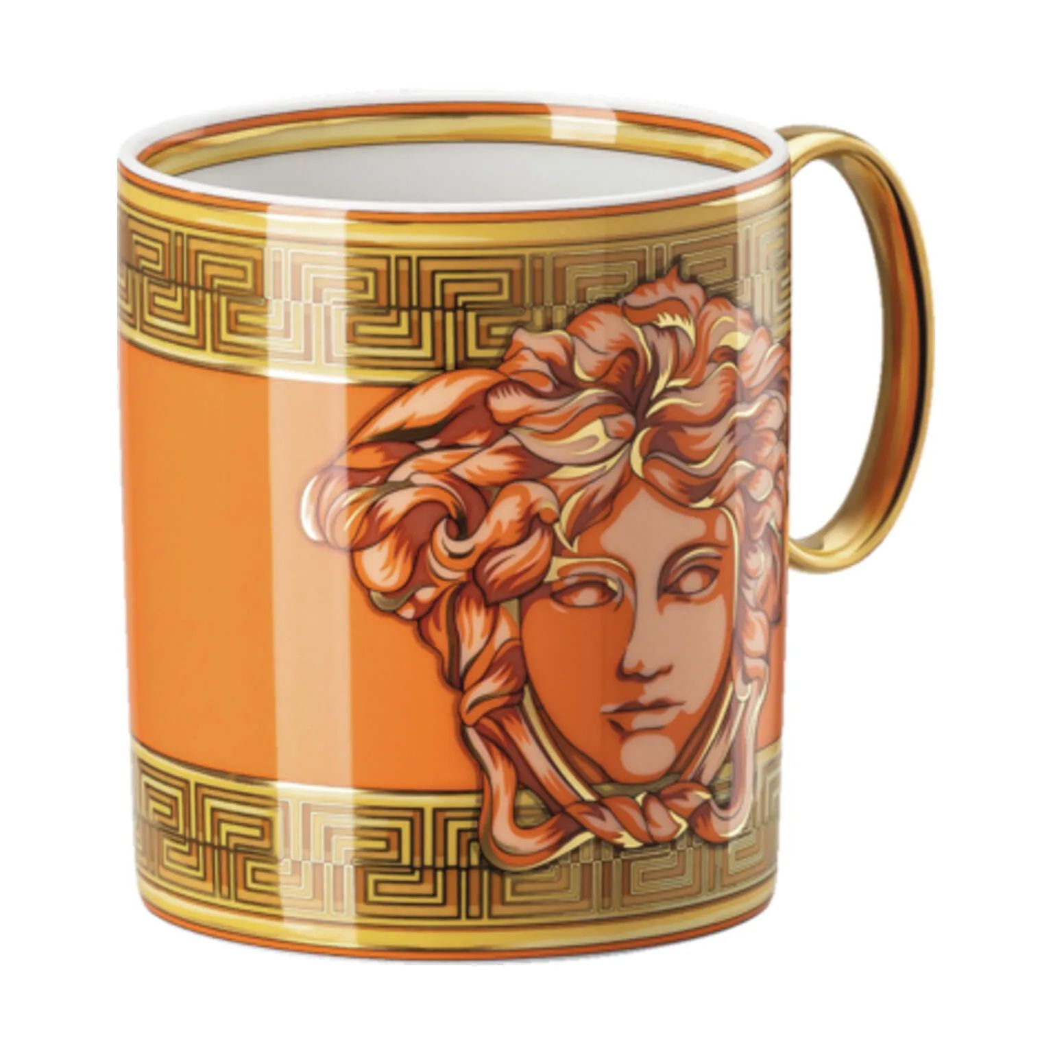 Versace Krus og kopper med hank Orange Coin Krus i Orange, 3