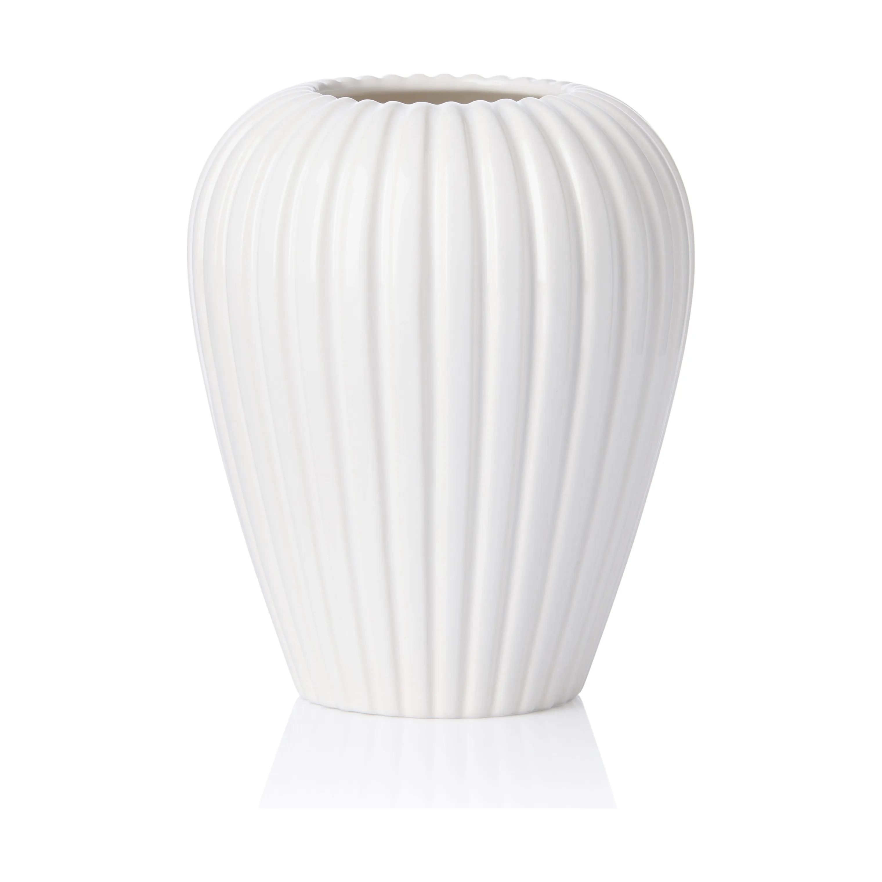 erik bagger a/s Vaser Eslau Lilje Vase i hvid, 15 cm, 1