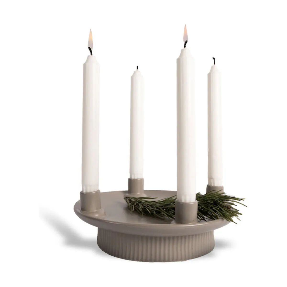 Sagaform Kronelysestage Maria Lysestage i Beige, 1