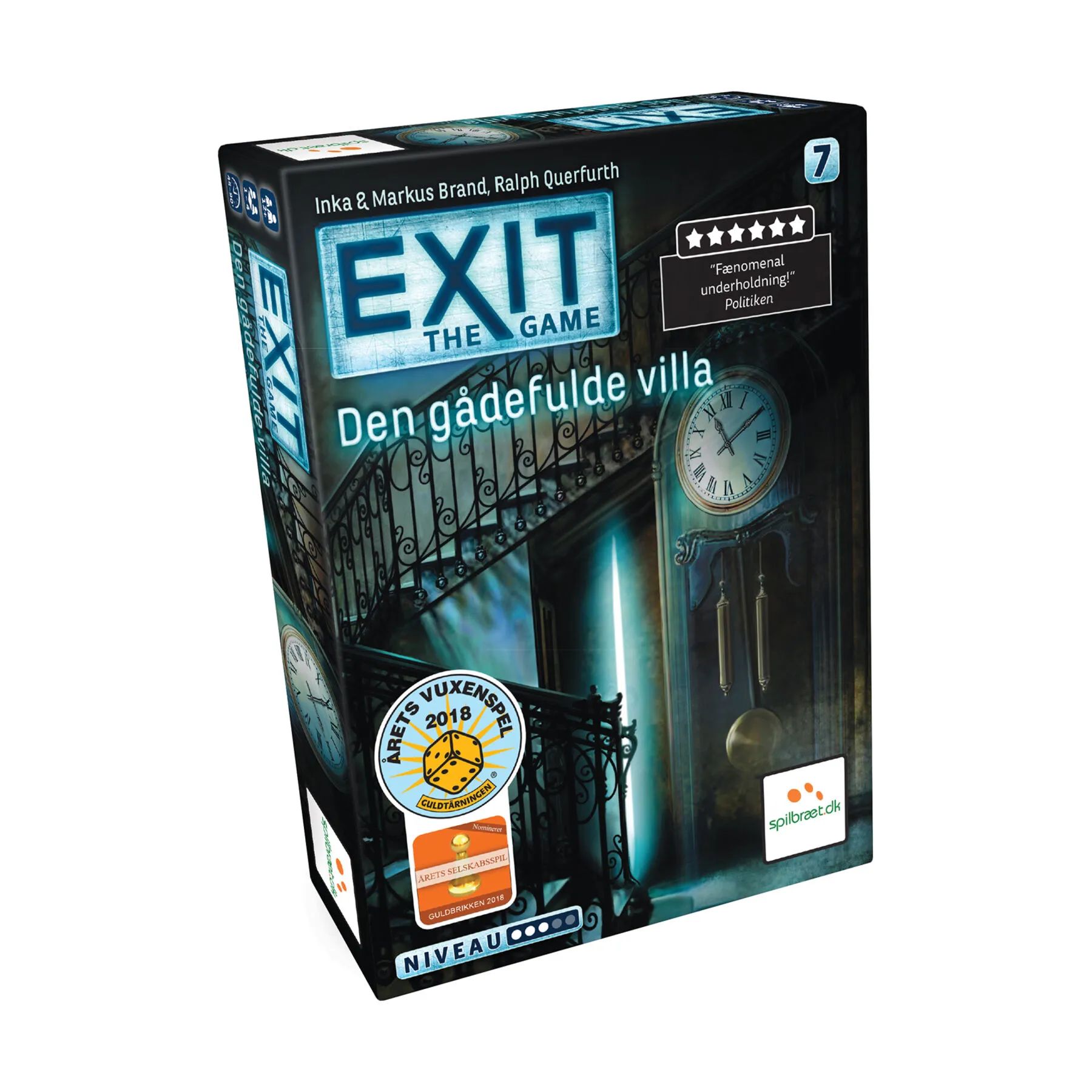 Spilbræt Spil Brætspil - Exit 7: Den Gådefulde Villa i Exit 7, 1