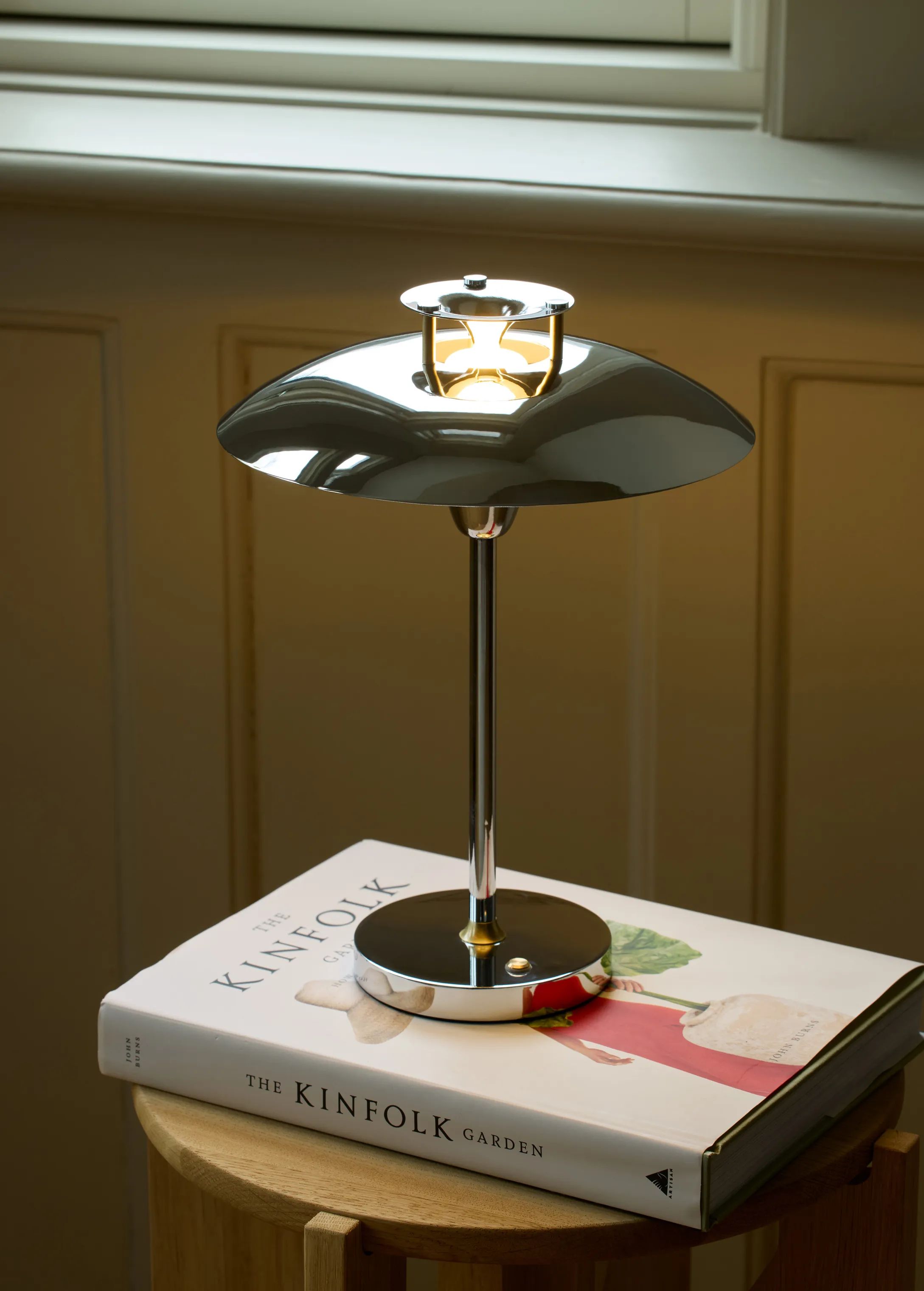 Halo Design LED-lamper Stepp 1-2-3 Transportabel Bordlampe i Sølv, 3