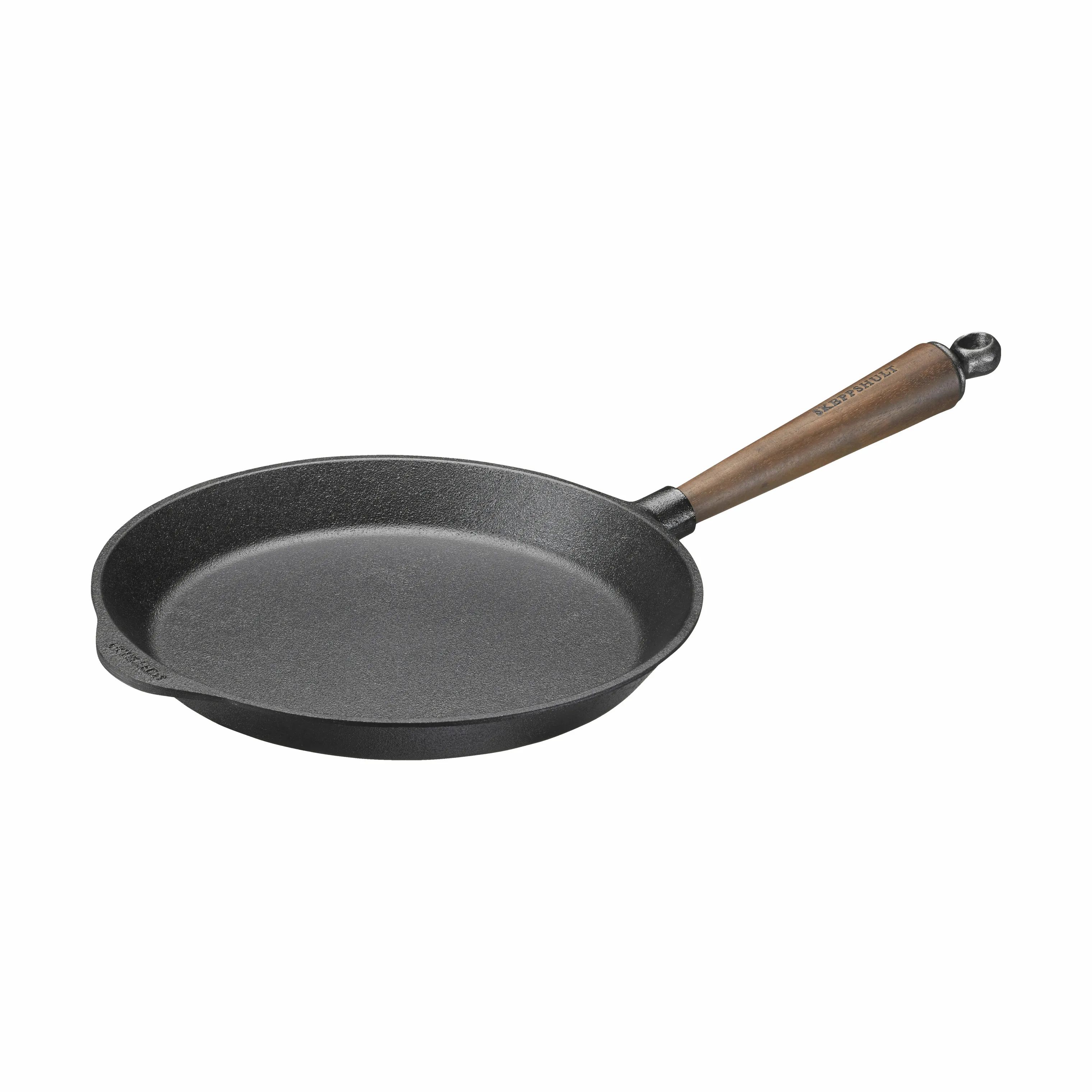 Skeppshult Stegepander Walnut Stegepande i Sort/Træ, 26 cm, 2