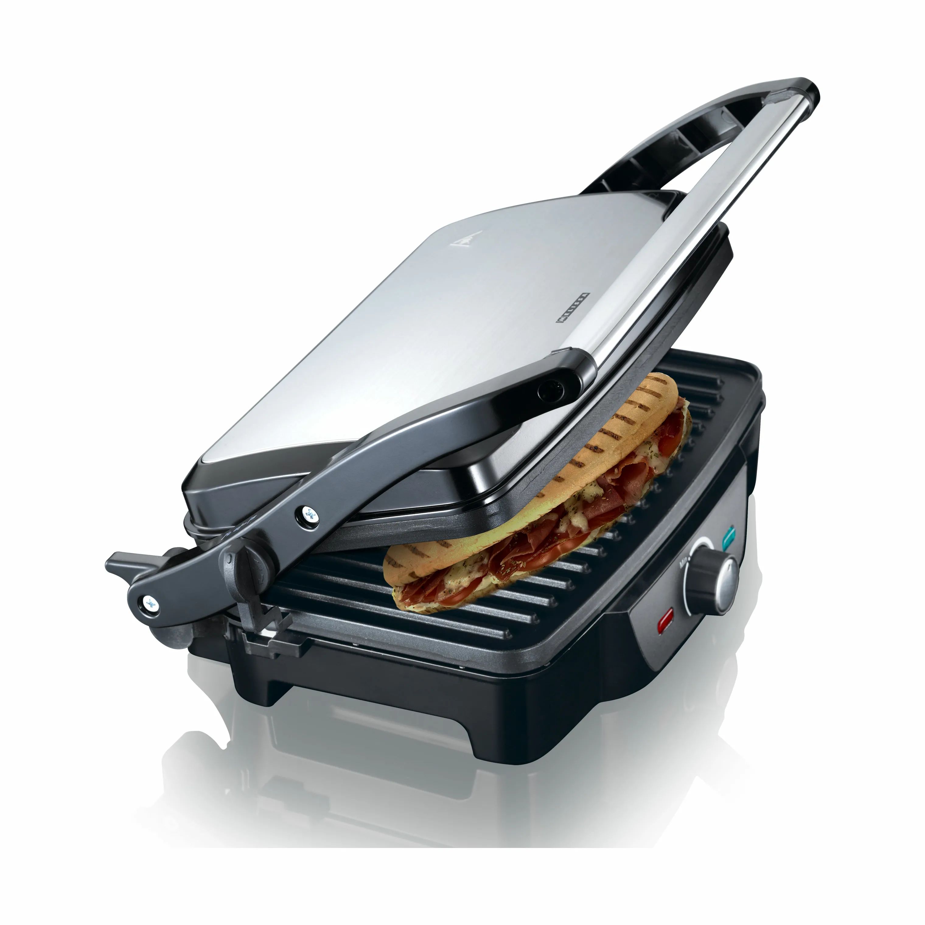 Melissa Bordgrill Paninigrill i Stål/sort, 2
