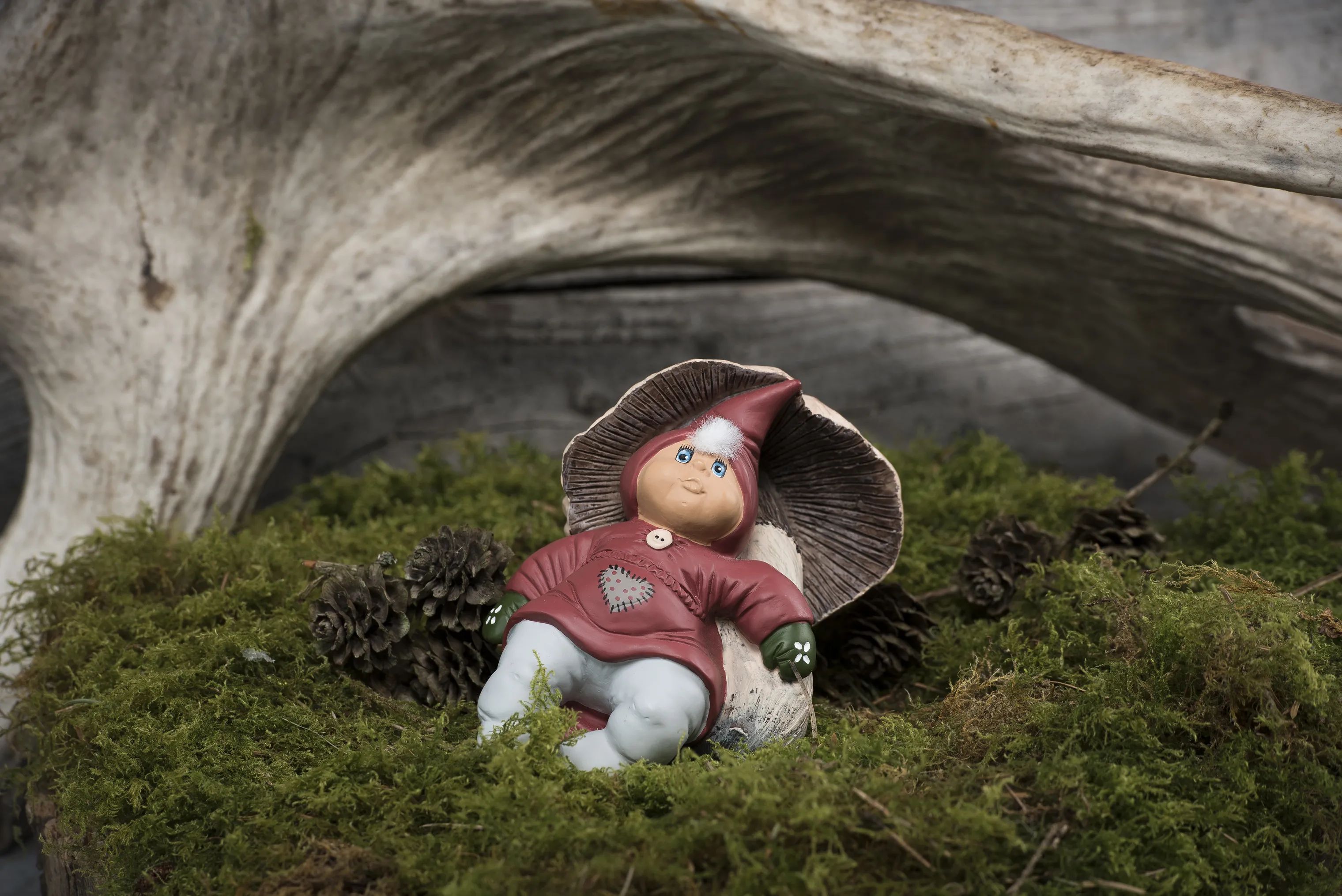 Klarborg Nisser Nisse - Silke i Brun/rød, 2