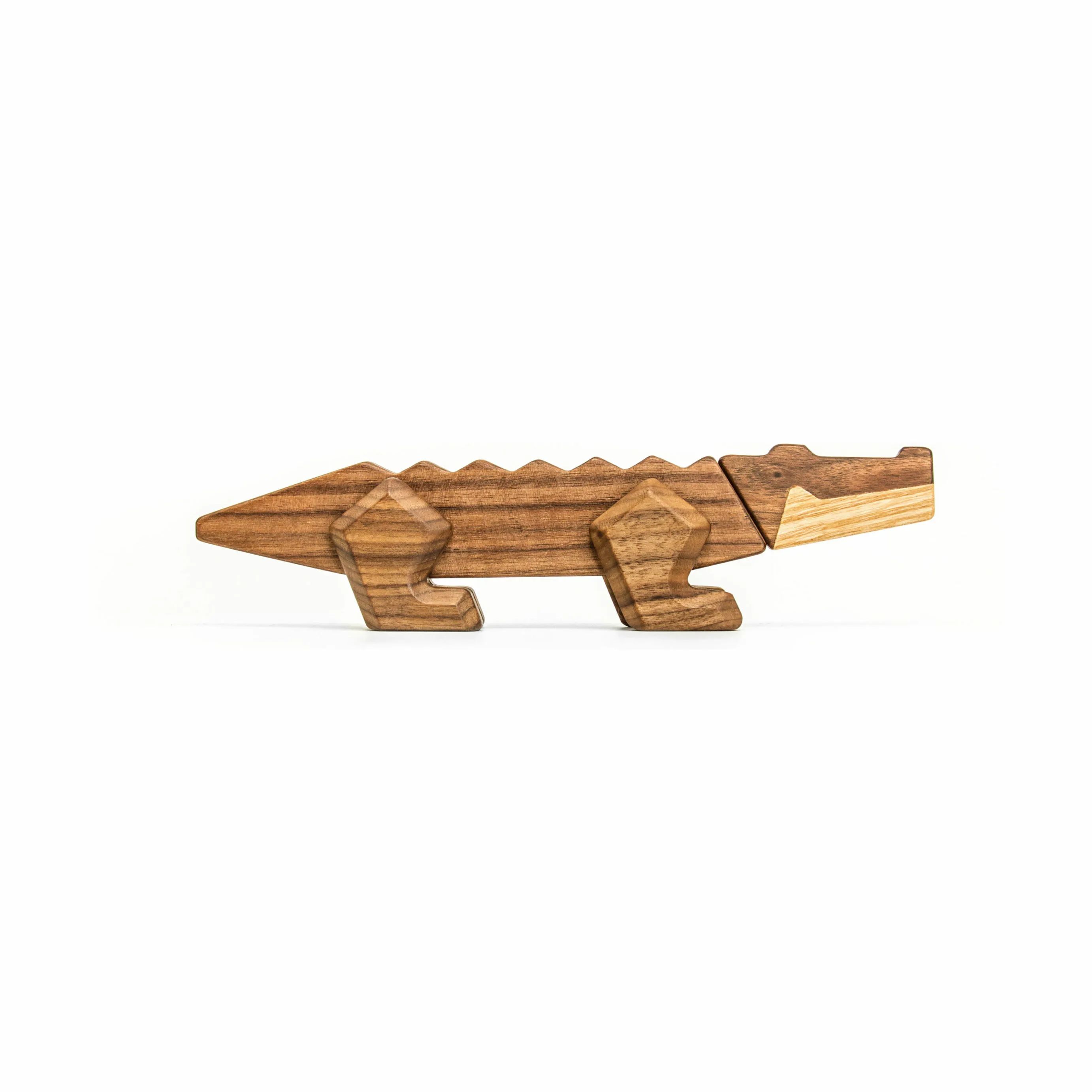 FableWood Dyrefigurer Krokodille i Træ, 1