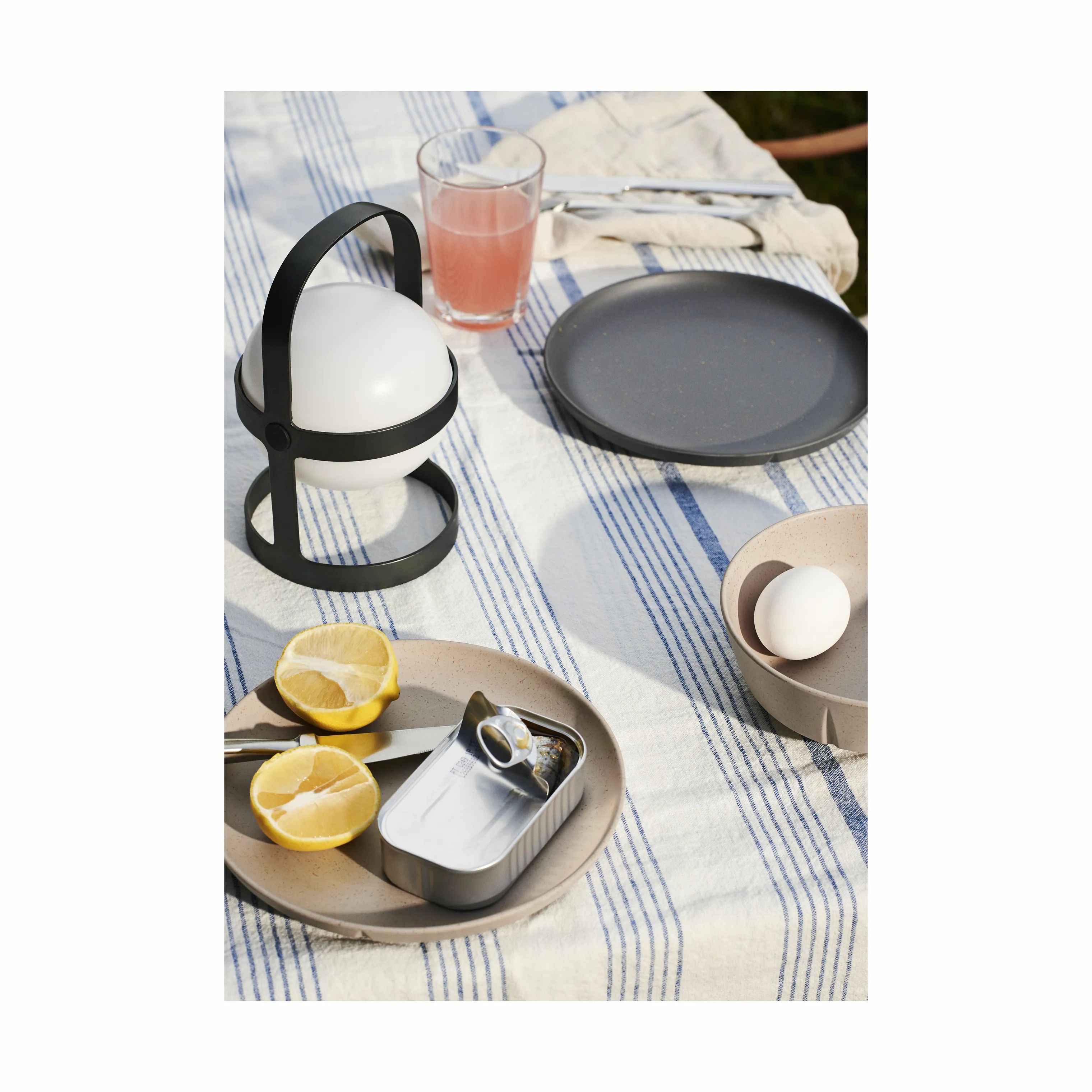 Rosendahl LED-lamper Soft Spot Solar Lampe i Hvid/sort, 18,5 cm, 2