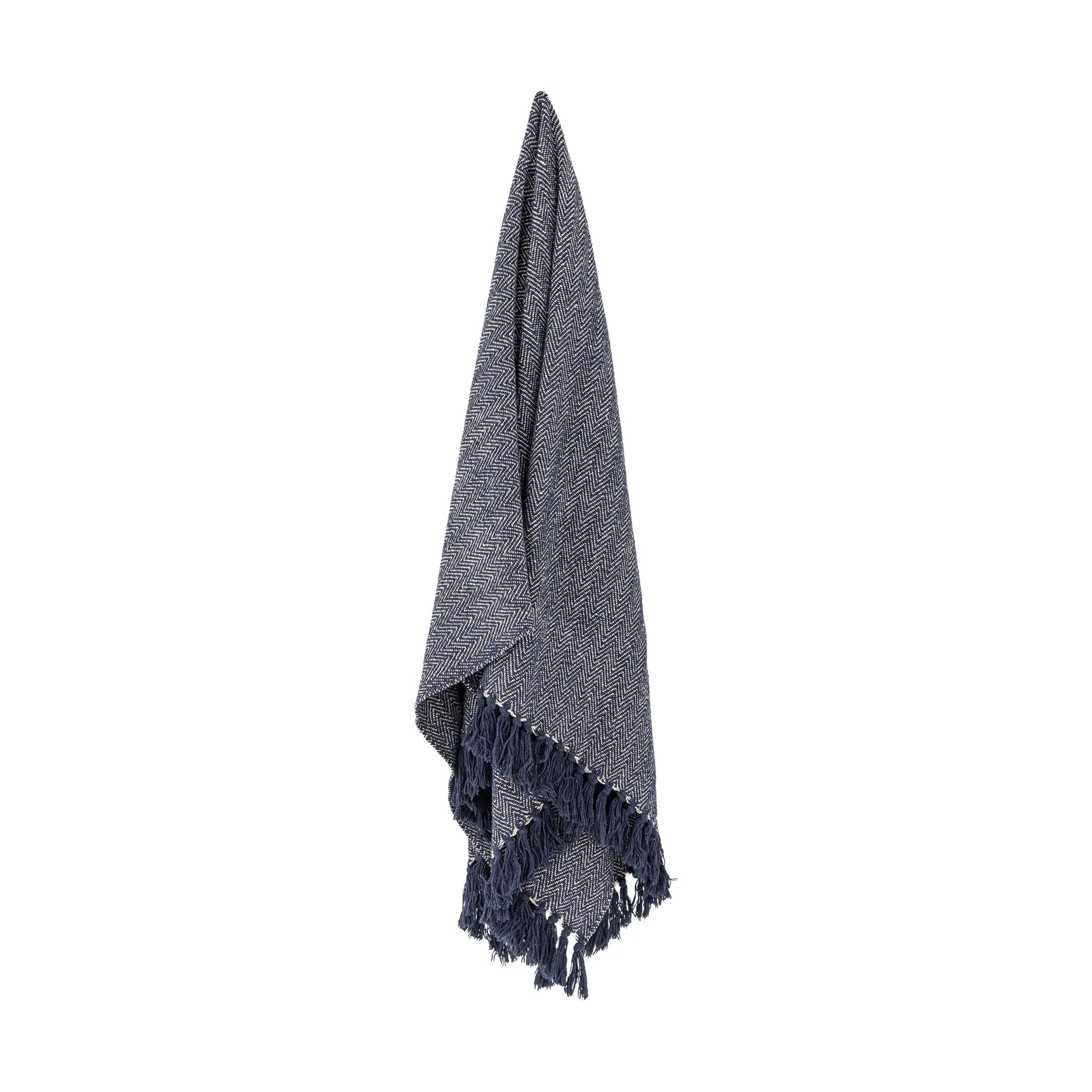 Creative Collection Plaider Herringbone Plaid i Blå, 4