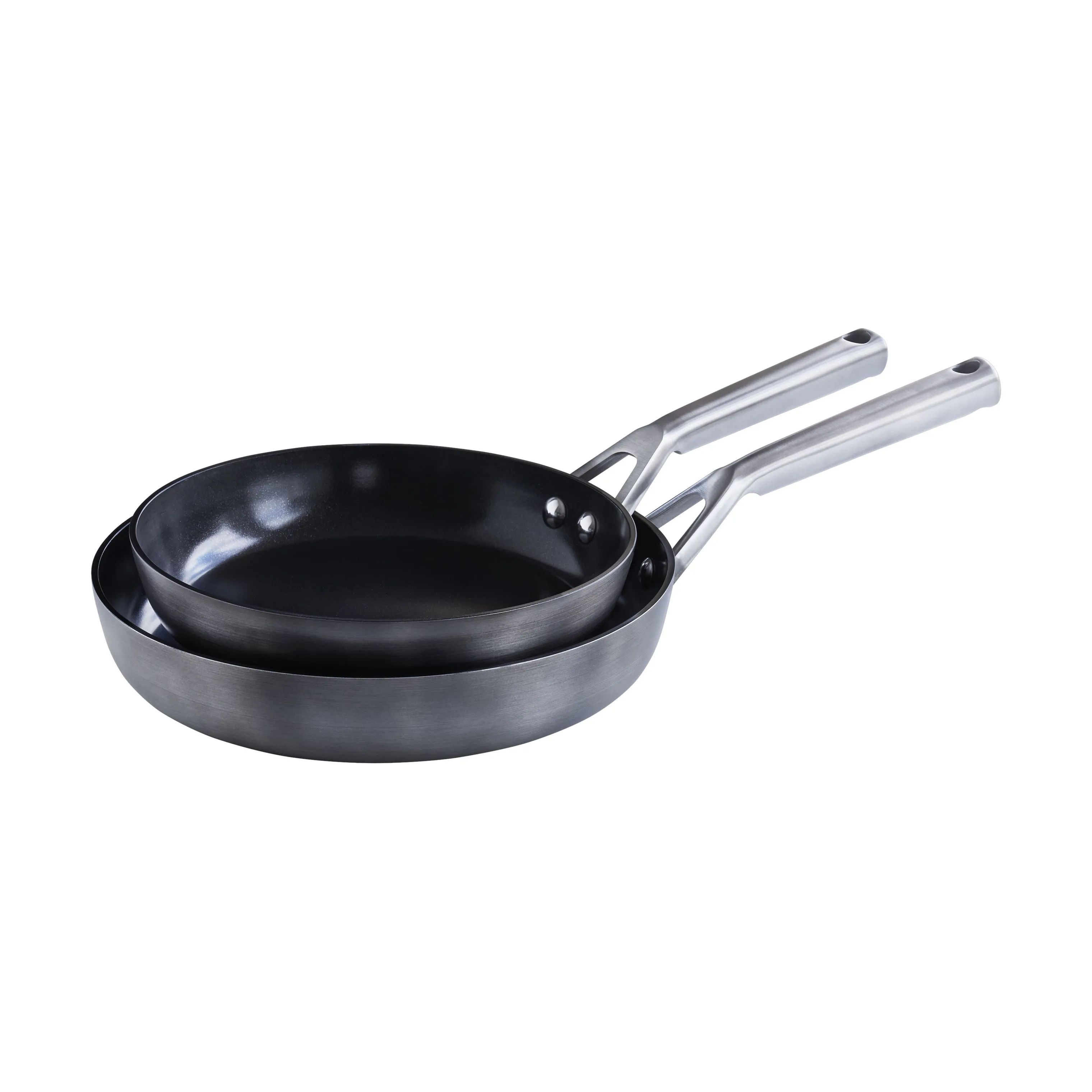 Timm Vladimir Kitchen Stegepander Keramisk Aluminium Stegepandesæt - 2 dele i Gun metal, 1