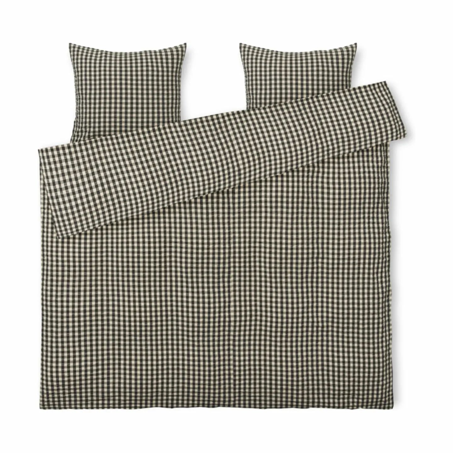 Juna Sengetøj Bæk&Bølge Sengetøj i Sort/Sand, B200 x L220 cm, 1