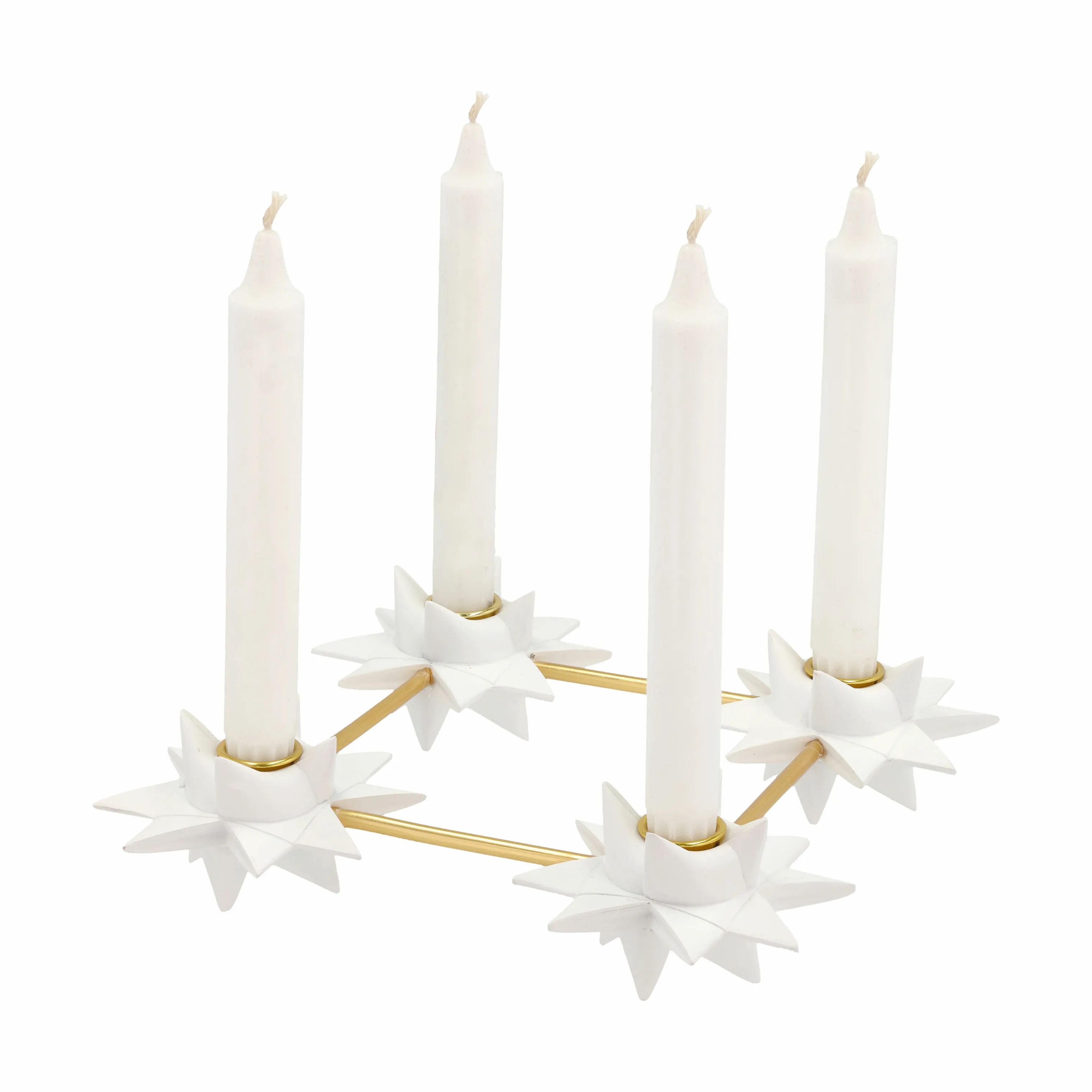 Medusa Copenhagen Jule- og adventsstager Adventsstage - Stjerne i hvid/guld, 2