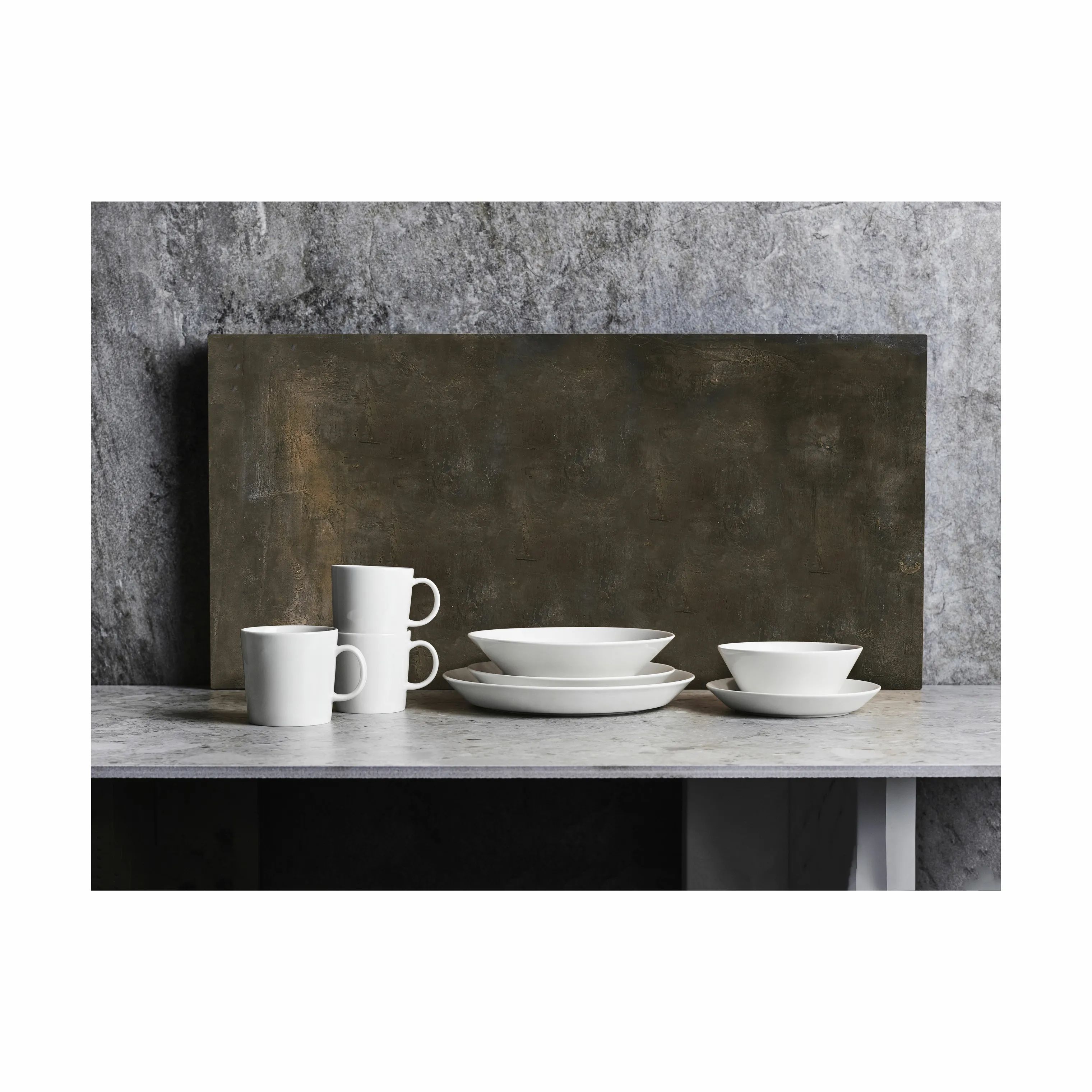 Iittala Dybe tallerkener Teema Dyb Tallerken i Hvid, 21 cm, 4