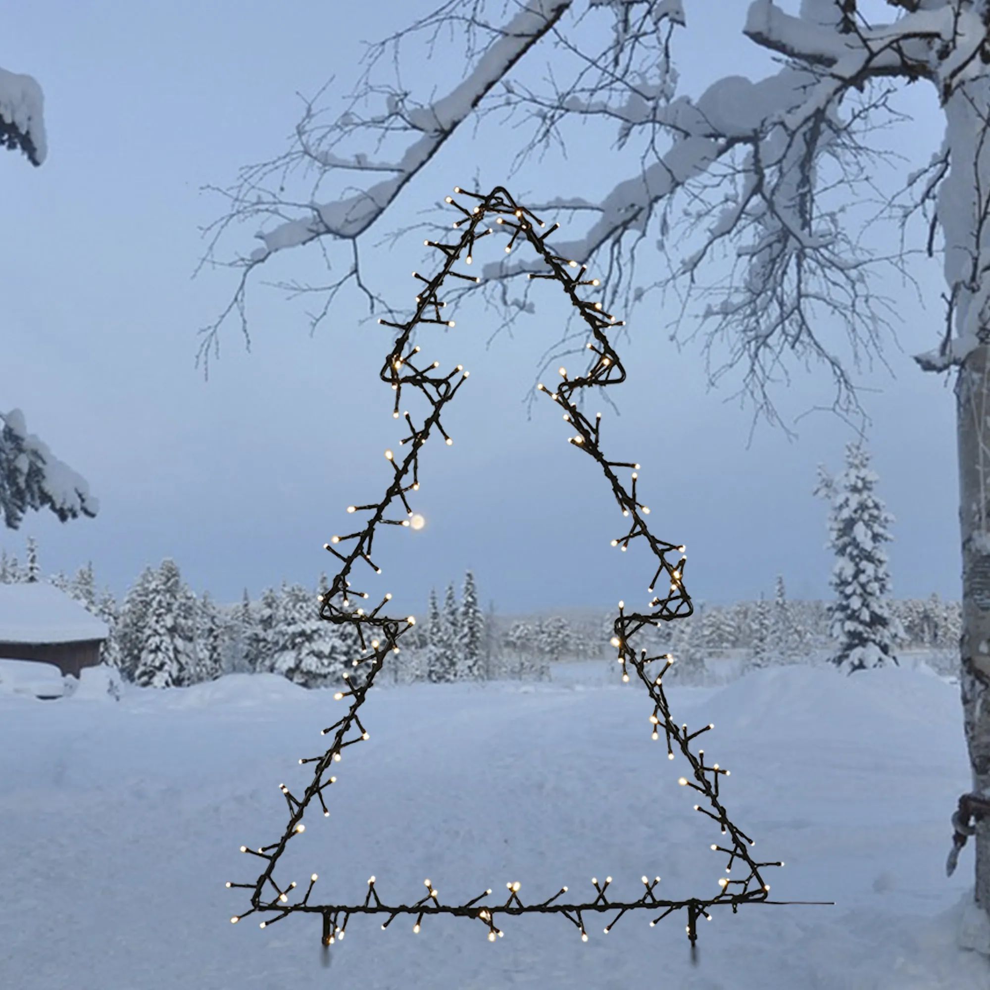 Nordic Winter Øvrigt julepynt Metal Juletræ i Sort, 2