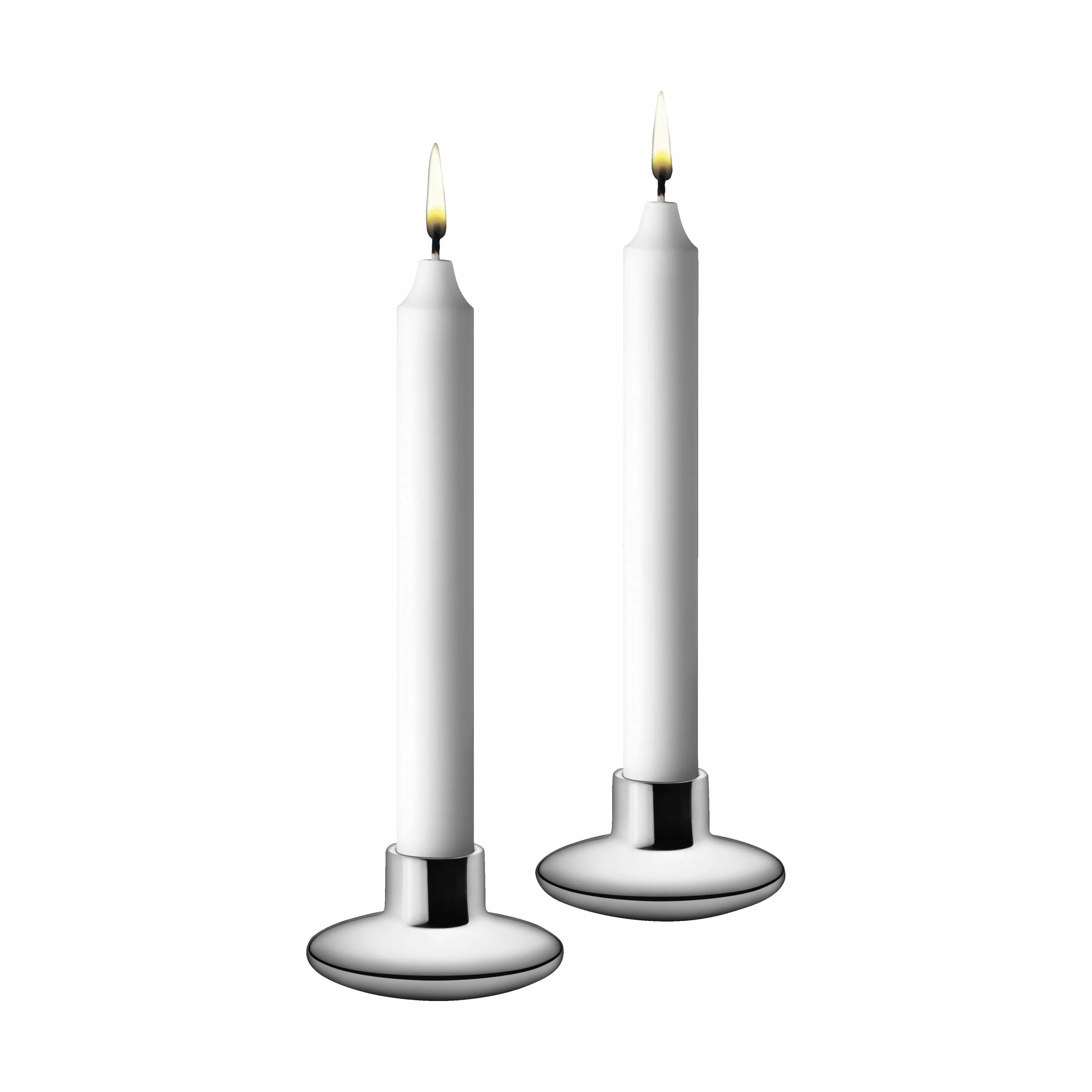 Georg Jensen Kronelysestage Henning Koppel Koppel Lysestager - 2 stk. i Blank, 2