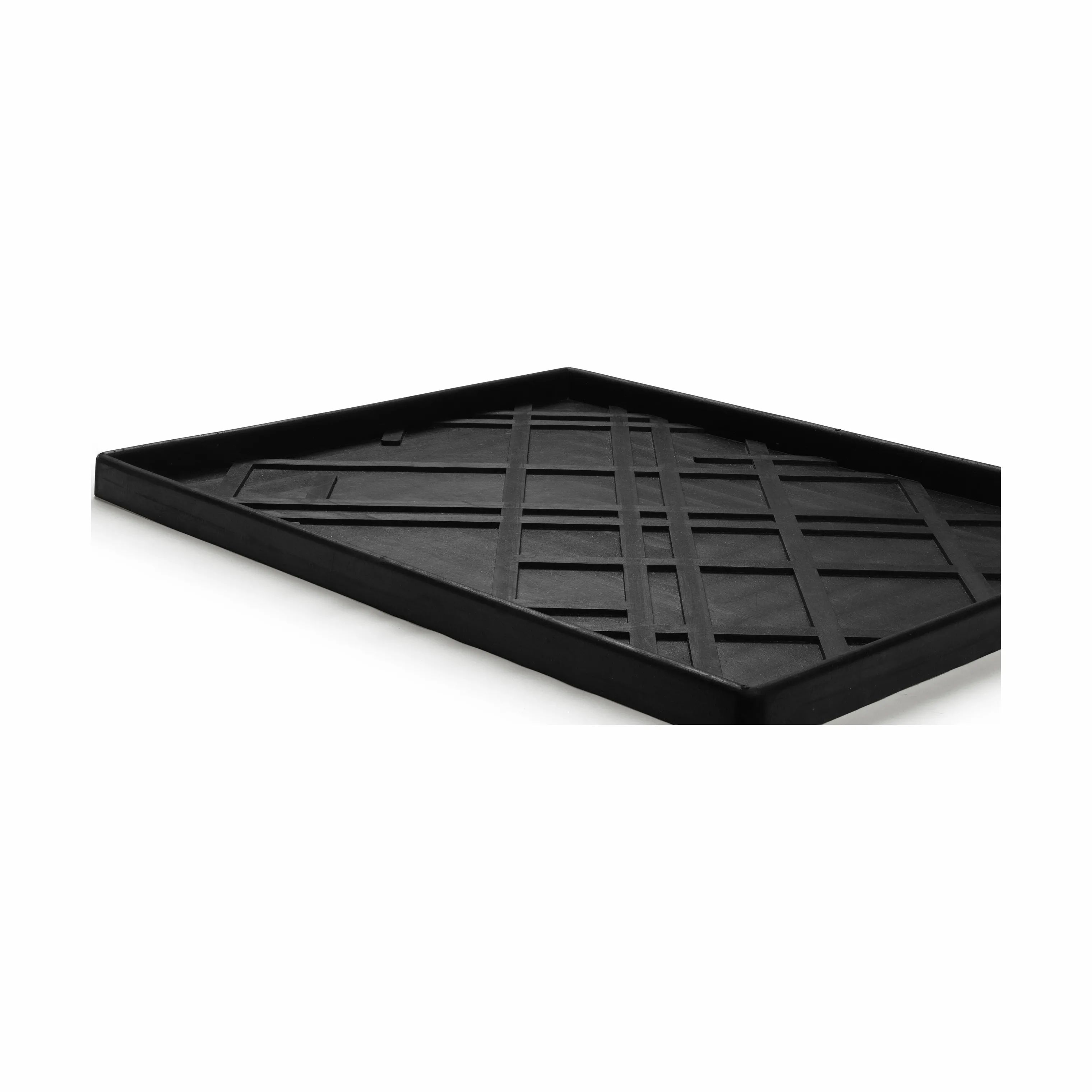 Tica Copenhagen Dørmåtter Lines Skobakke i Sort, B38 x L48 cm, 2
