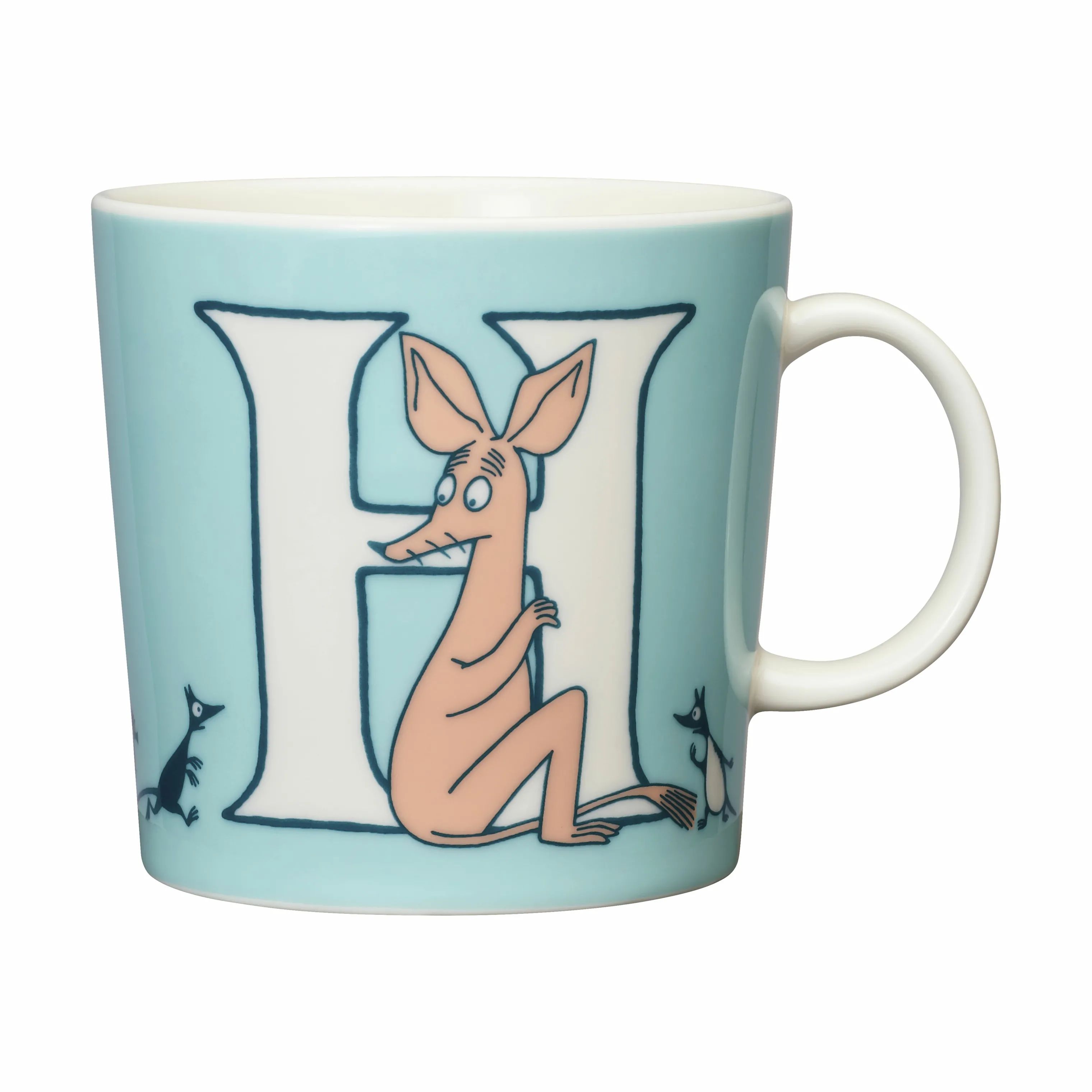 Moomin Arabia Krus og kopper med hank Rebel Club ABC Krus - H i H, 1