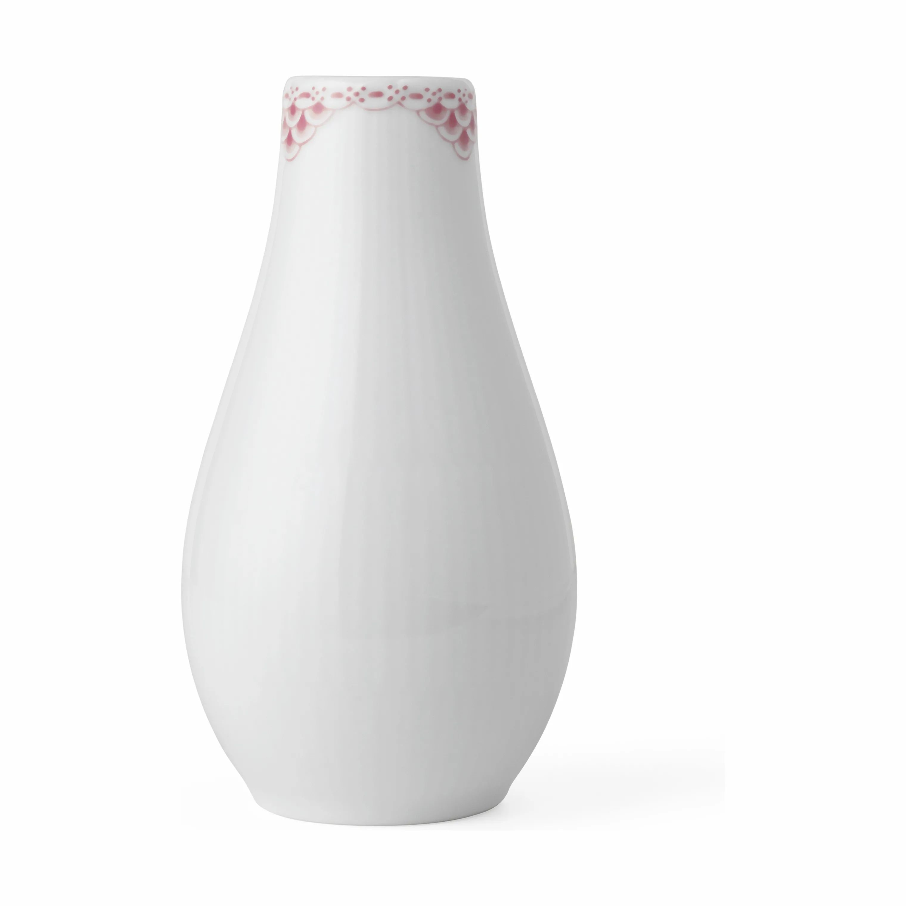 Royal Copenhagen Vaser Koral Riflet Blonde Vase i Hvid/koral, 1