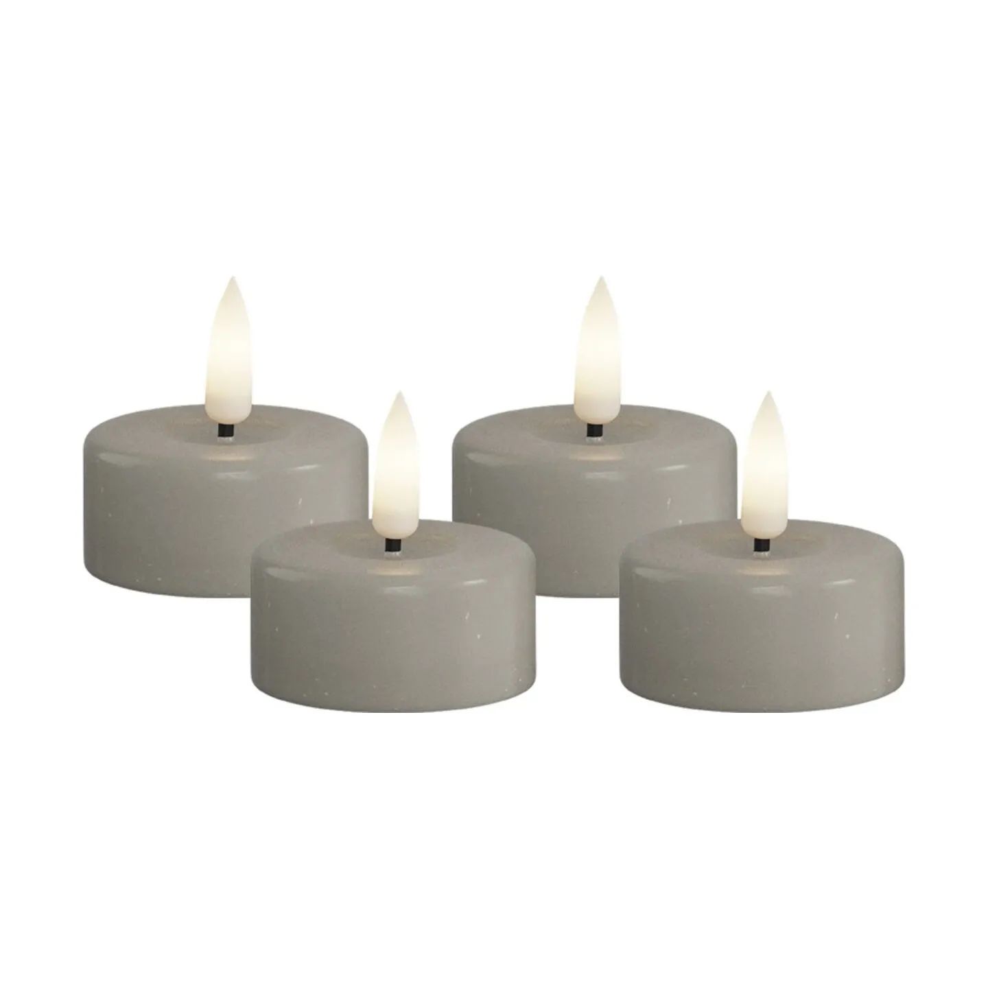 Deluxe Homeart LED-lys Fyrfadslys - 4 stk i Sand, 1