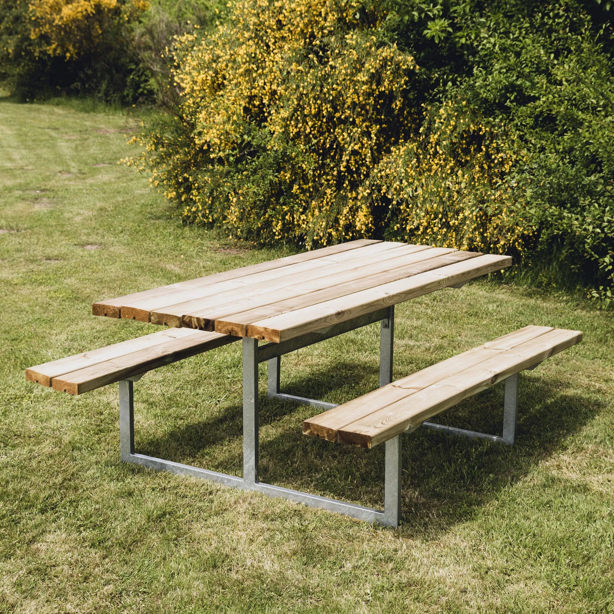 HORTUS Havemøbelsæt Ydun Bord-/bænksæt i natur, 2