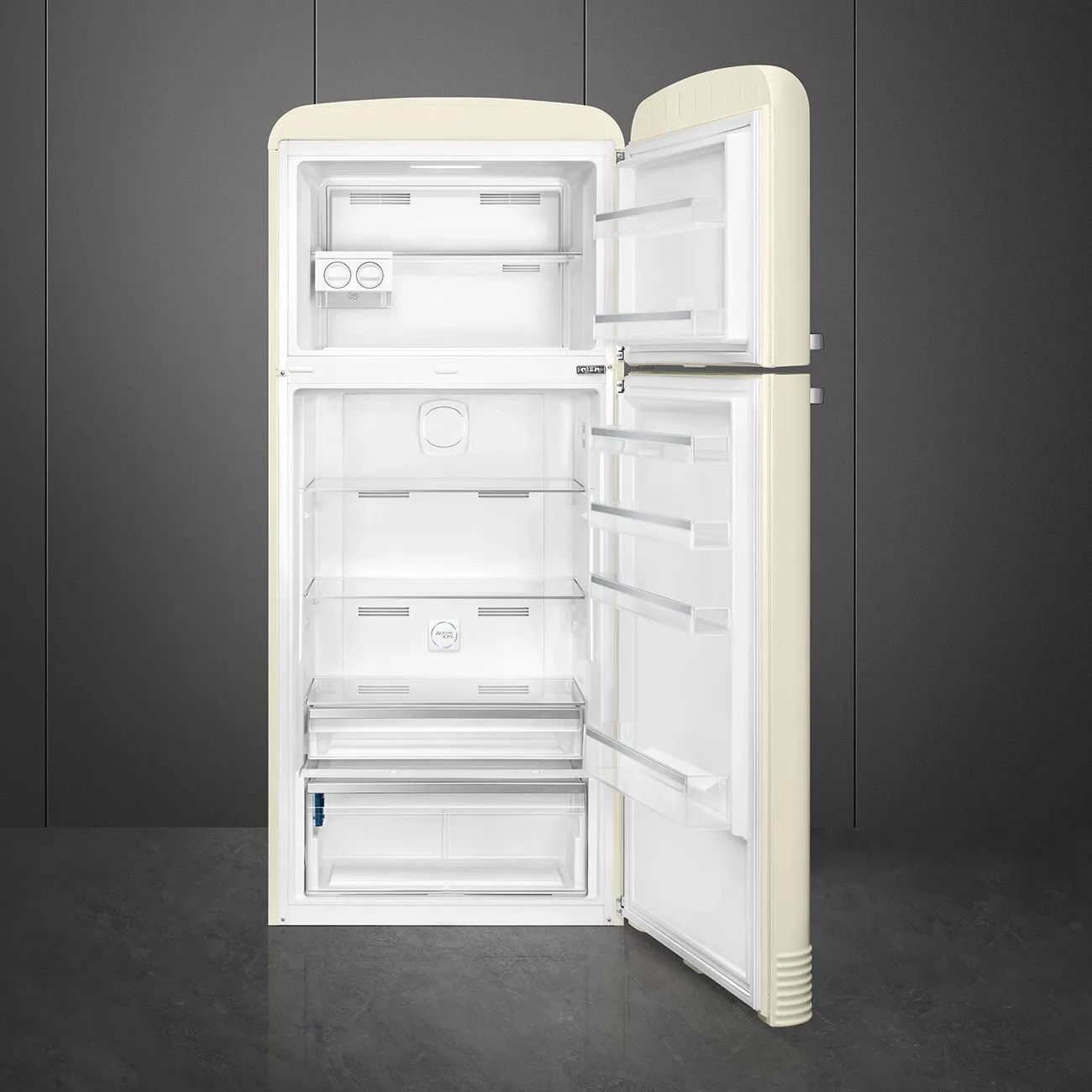 Smeg Køleskabe 50's Style Kølefryseskab i Creme, 2
