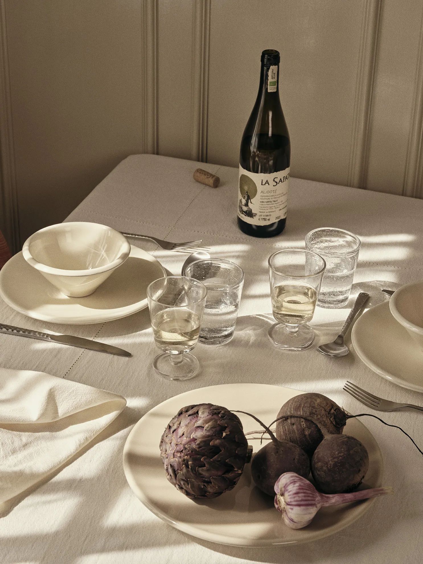 Broste Copenhagen Serveringsfade Alfredo Serveringsfad i Cream, 5