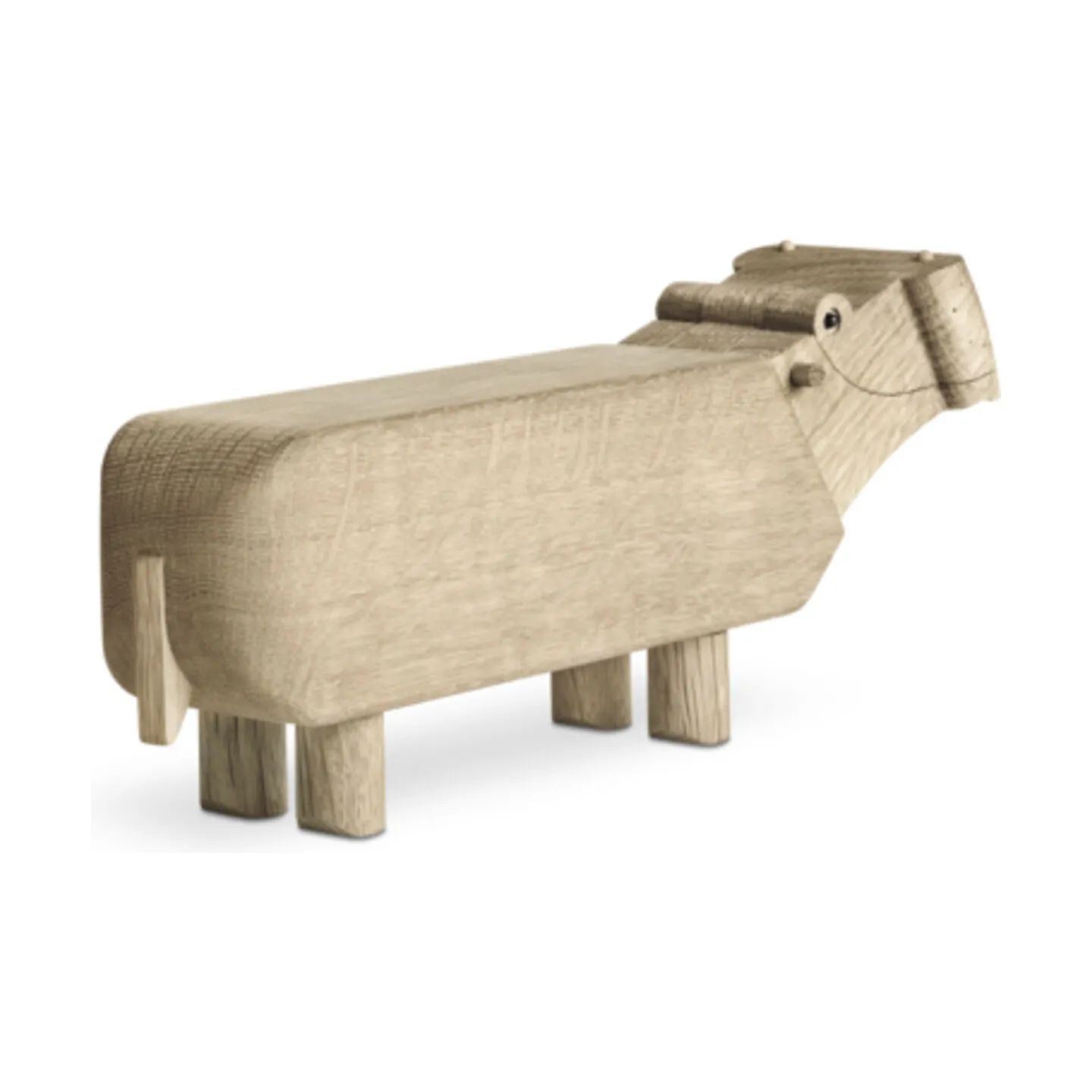 Kay Bojesen Dyrefigurer Liliput Flodhest i Eg, 3