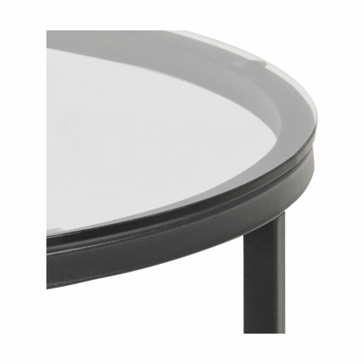 CASA Living Sideborde Cross Hjørnebord i Røg/sort, 4