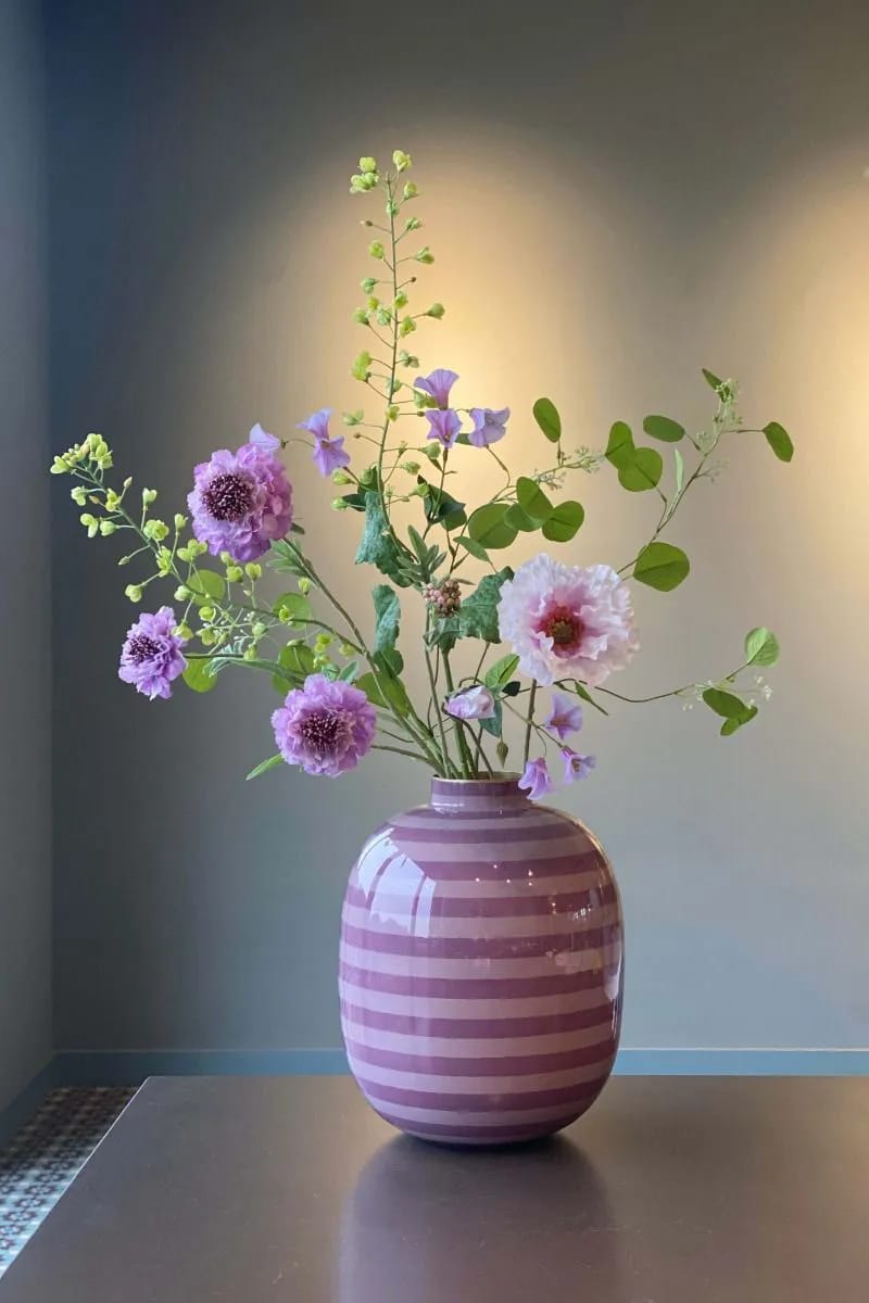 PIP Studio Vaser Pip Studio Home Accessories Vase i Lilac Stripes, 2