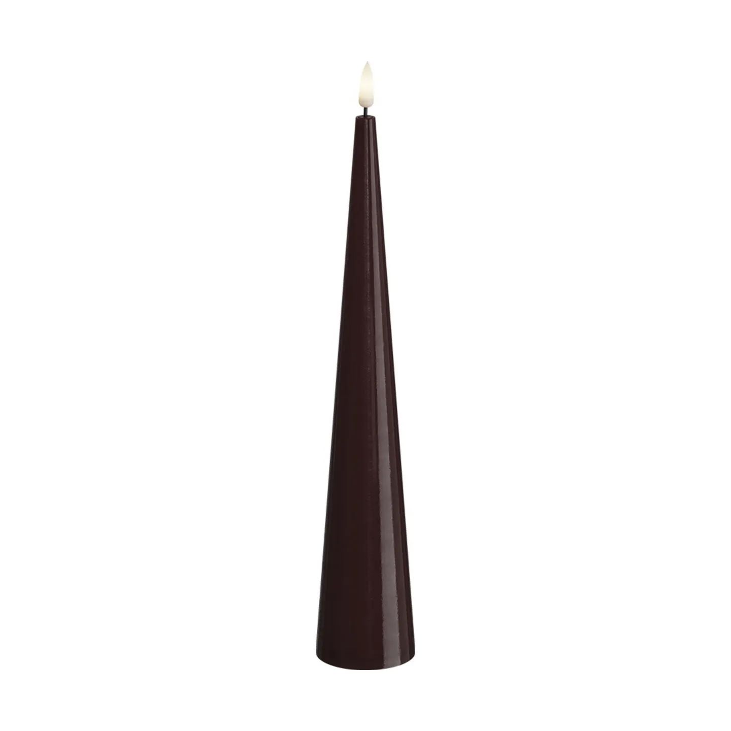 Deluxe Homeart LED-lys LED Keglelys i Bourgogne, 28 cm, 1