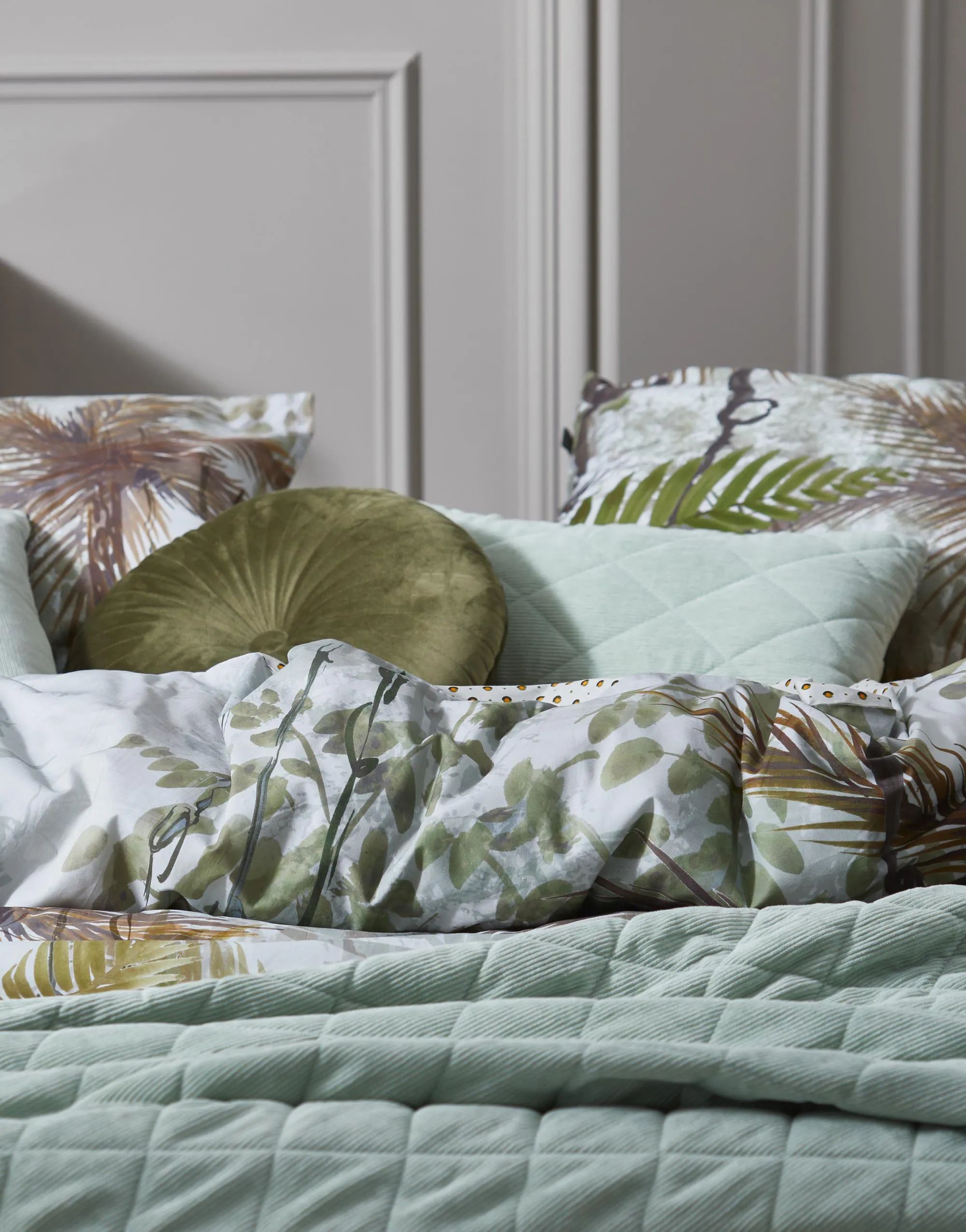 Essenza Plaider Billie Plaid i Frosty mint, B220 x L265 cm, 3