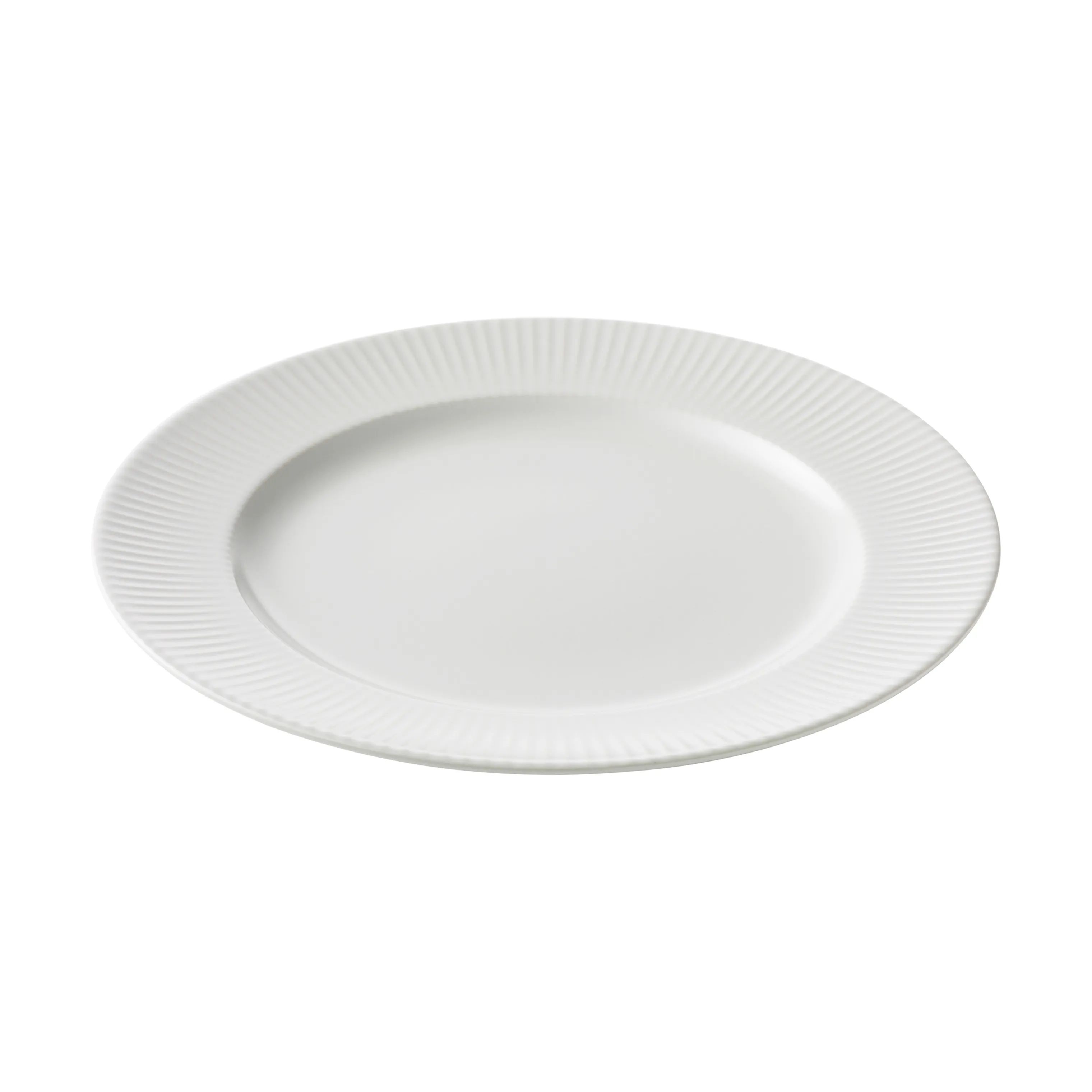 Aida Middagstallerkener Groovy Middagstallerken i Hvid, 1