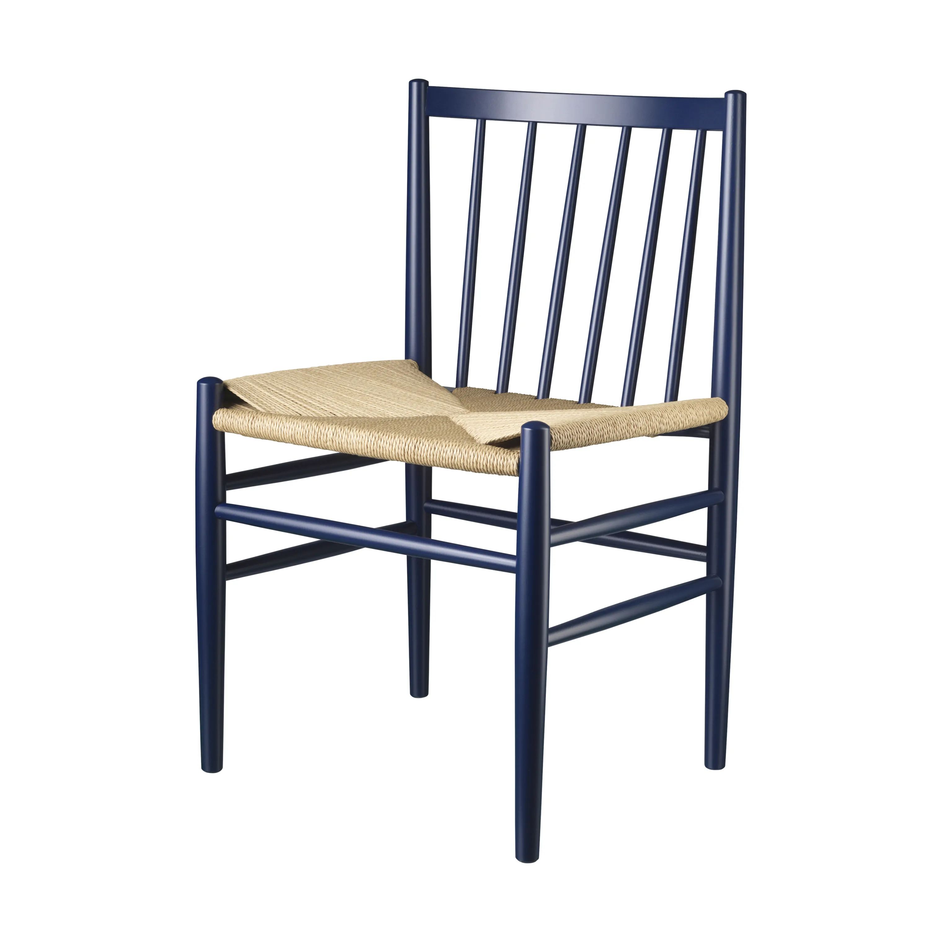 FDB Møbler Spisebordsstole J80 Spisebordsstol i Steel Blue (RAL 5011), 1