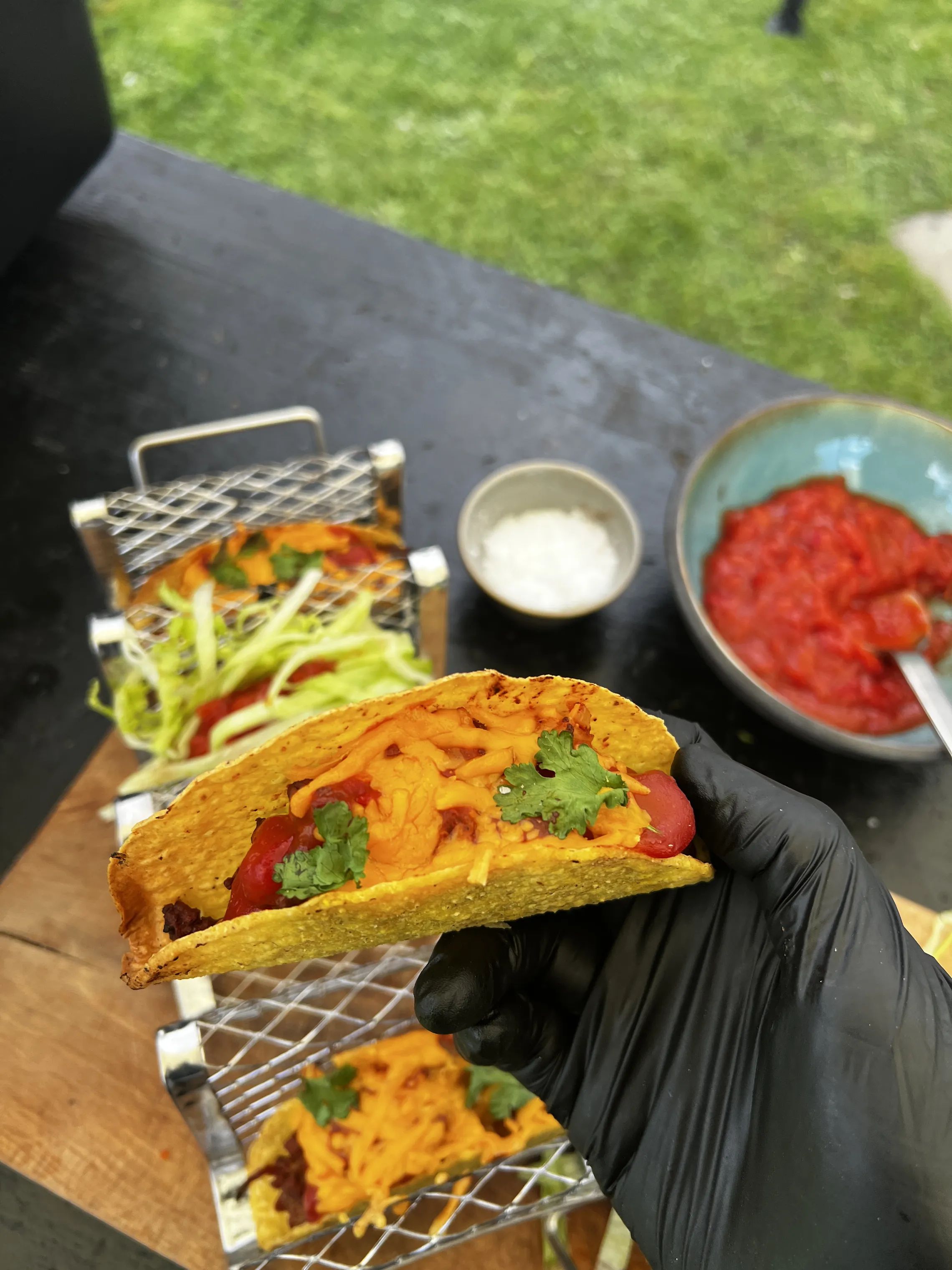Barbecue Masters Grillredskaber Tacoholder Stativ i Stål, 3
