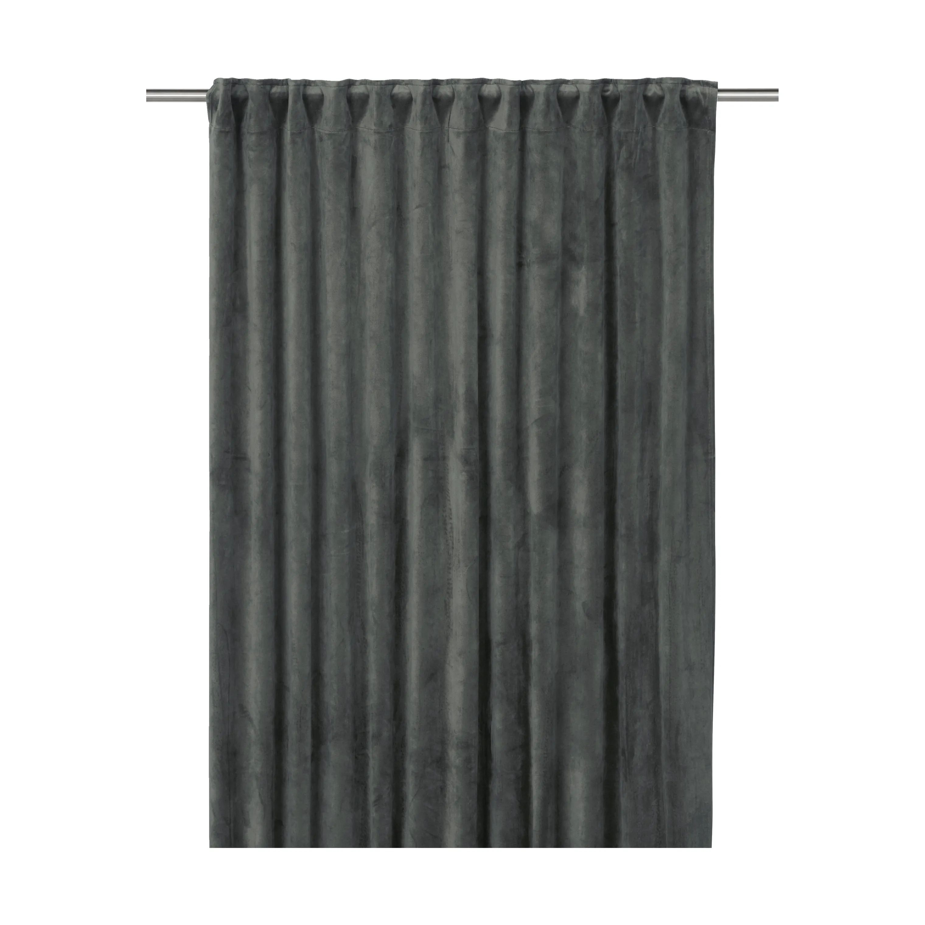 Svanefors Gardiner og gardinstænger Estelle Estrelle Gardin - 2 stk. i Mellangrå, H280 x B135 cm, 1