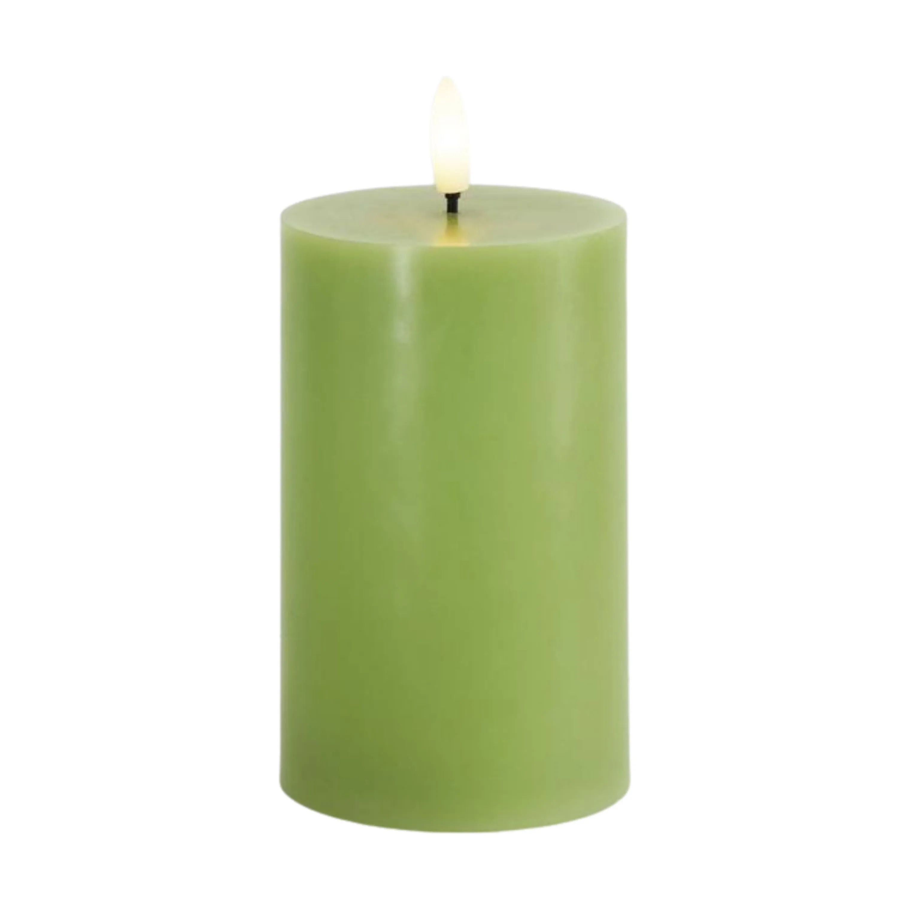 Sirius LED-lys Sille LED Bloklys i Spring Green, H12,5 x Ø7,5 cm, 1