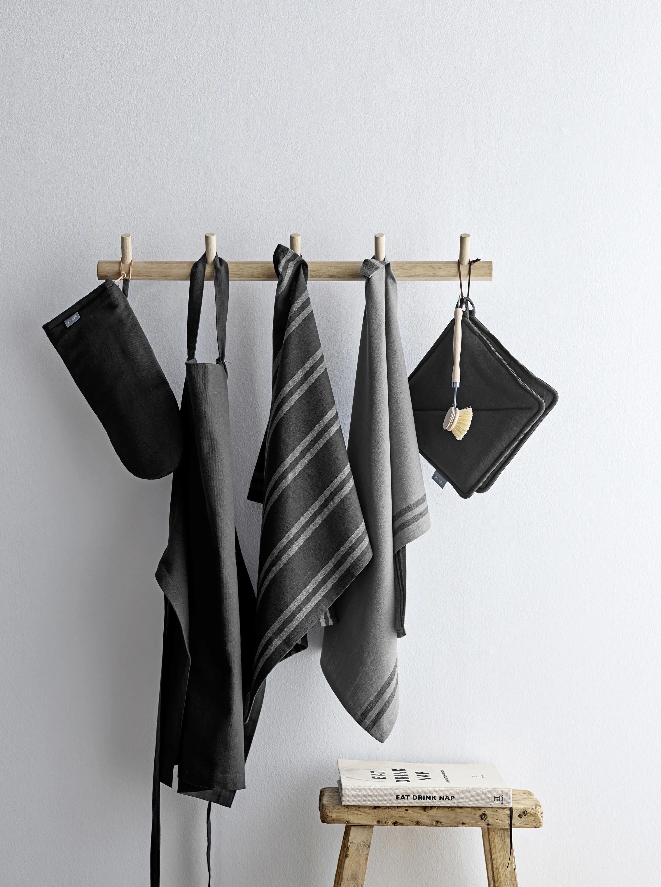 Södahl Forklæder Soft Forklæde i Light Grey, 2