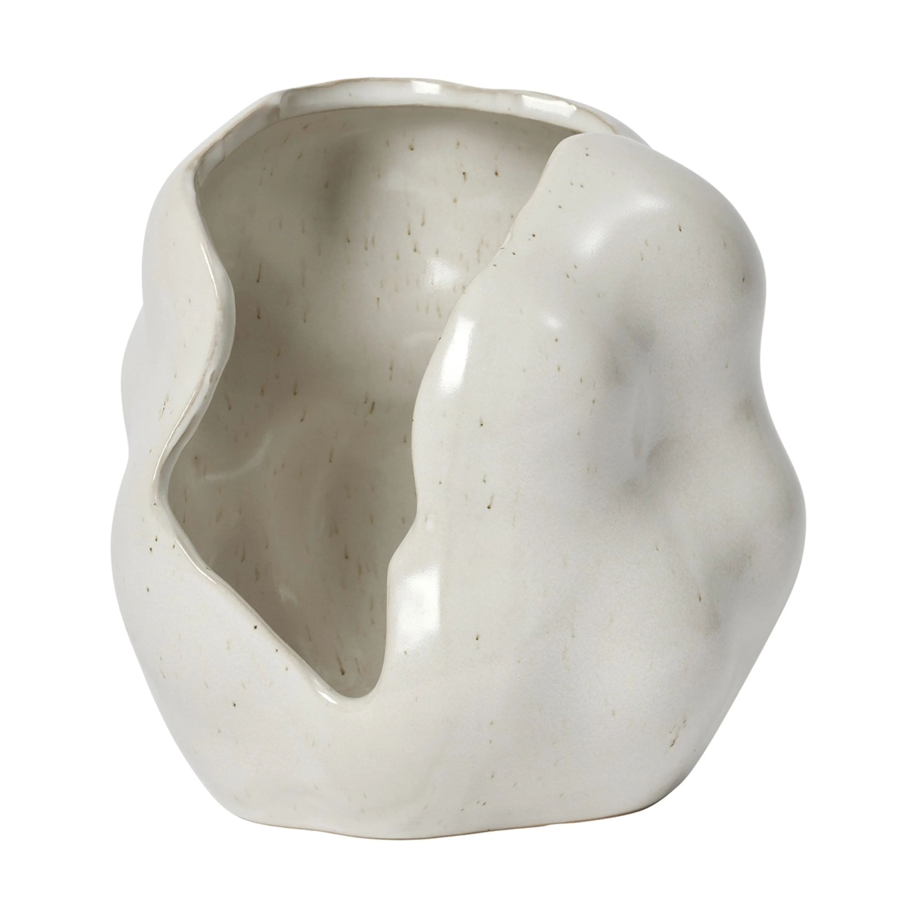 Broste Copenhagen Lanterner Hekla Lanterne i White Cream, 16 cm, 3