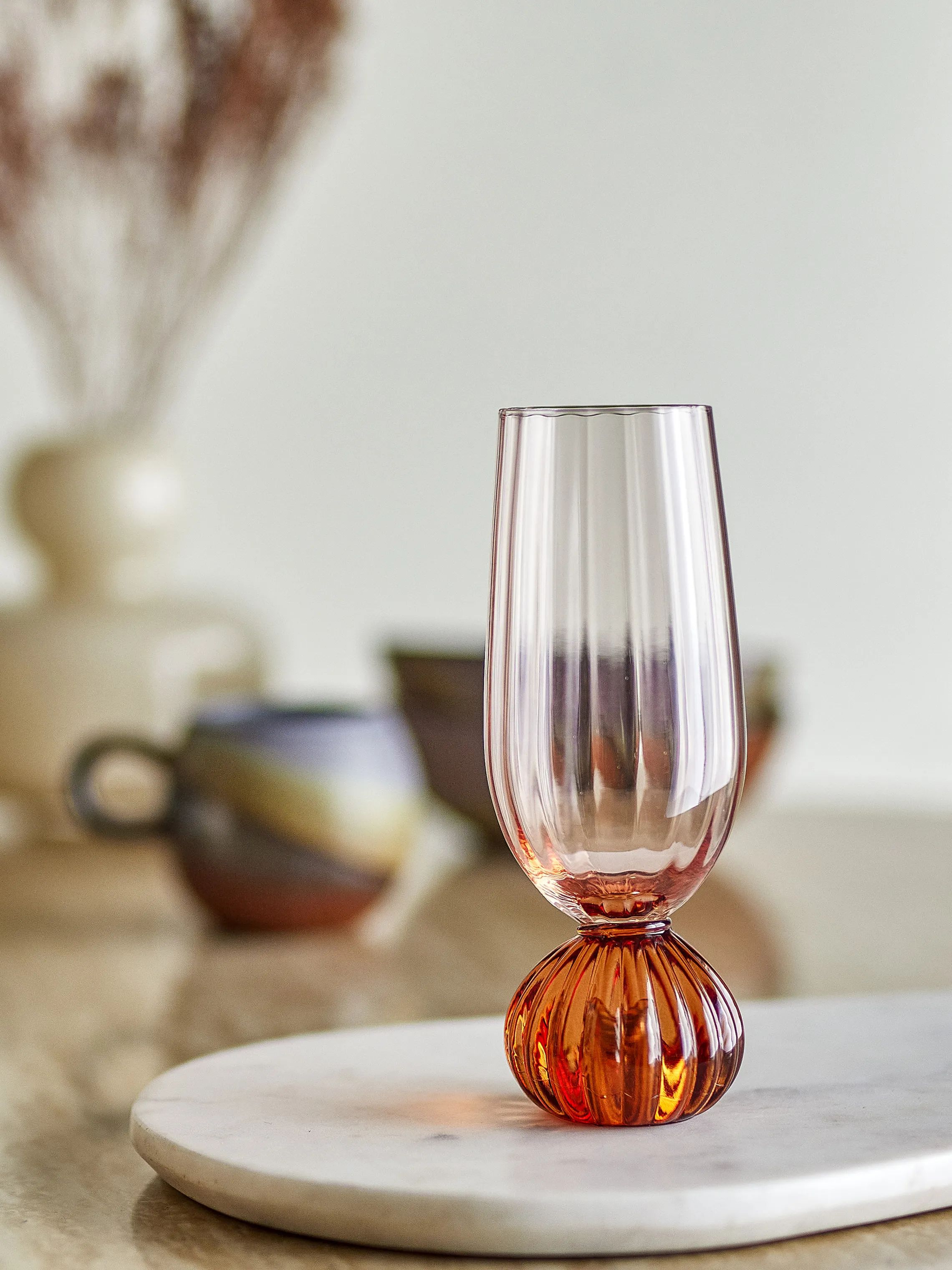 Bloomingville Champagneglas Taurin Champagneglas i Lyserød, 2