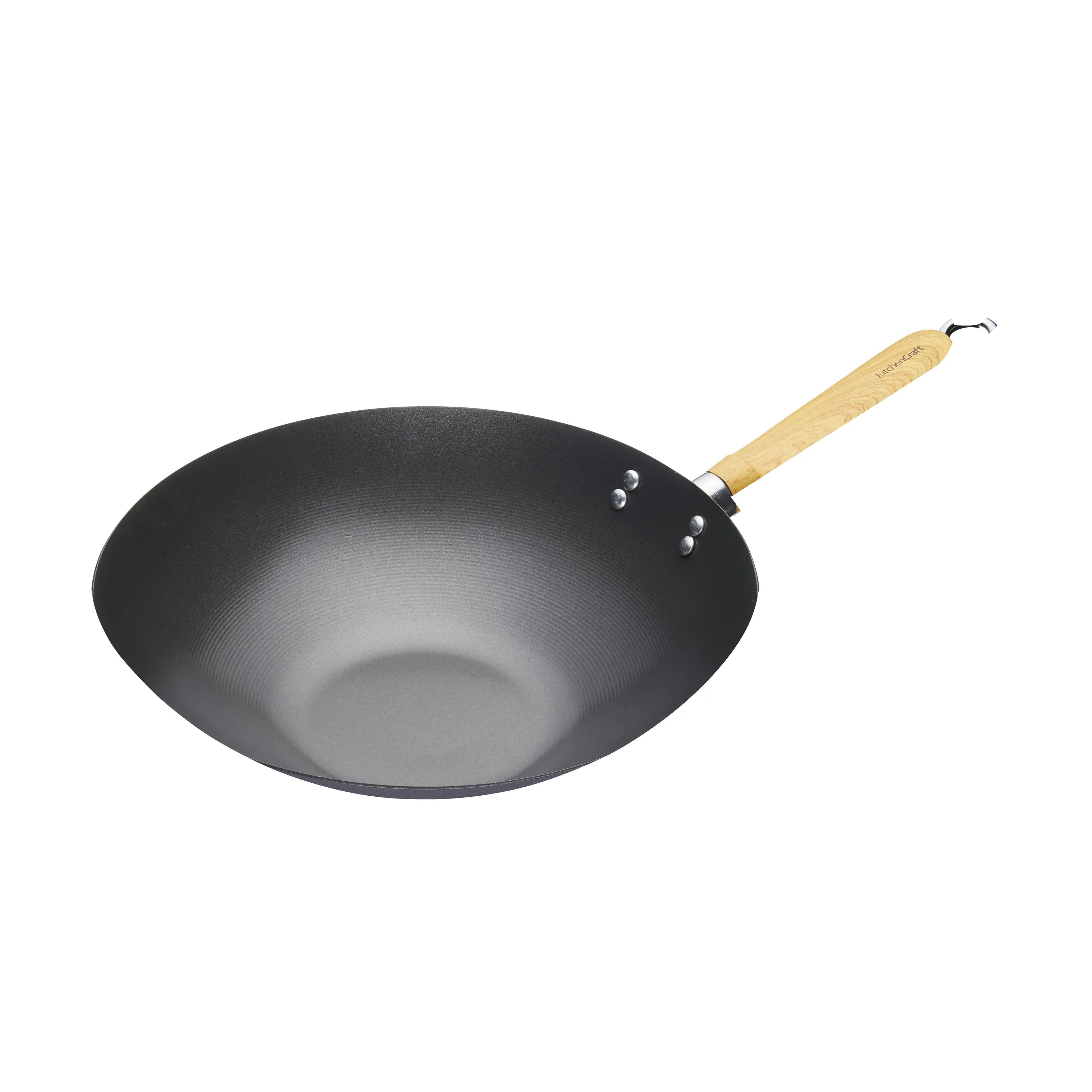 KitchenCraft Wokpander World of Flavours Wok i Sort, 1