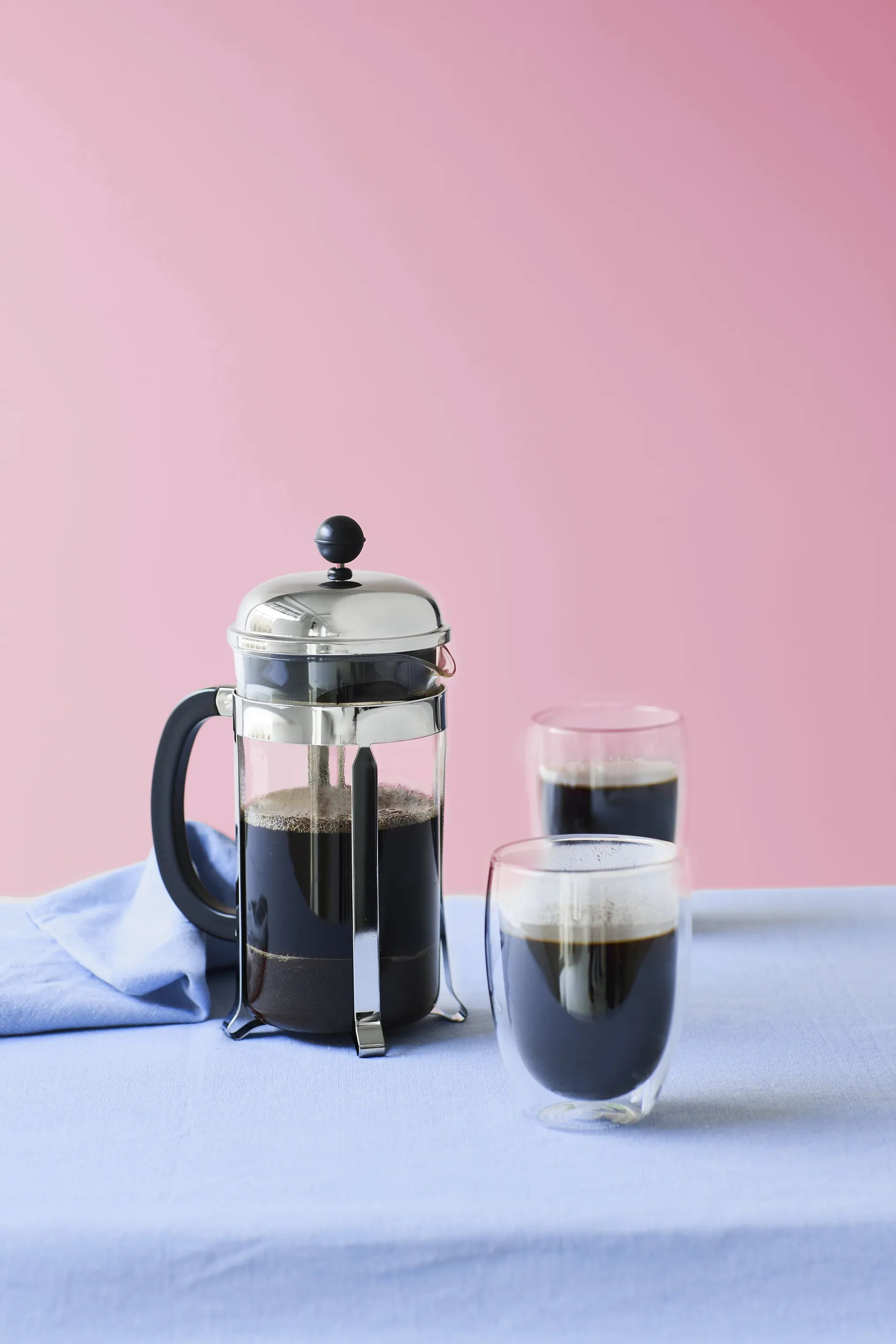 Bodum Stempelkander Chambord Kaffesæt - 3 dele i krom, 2