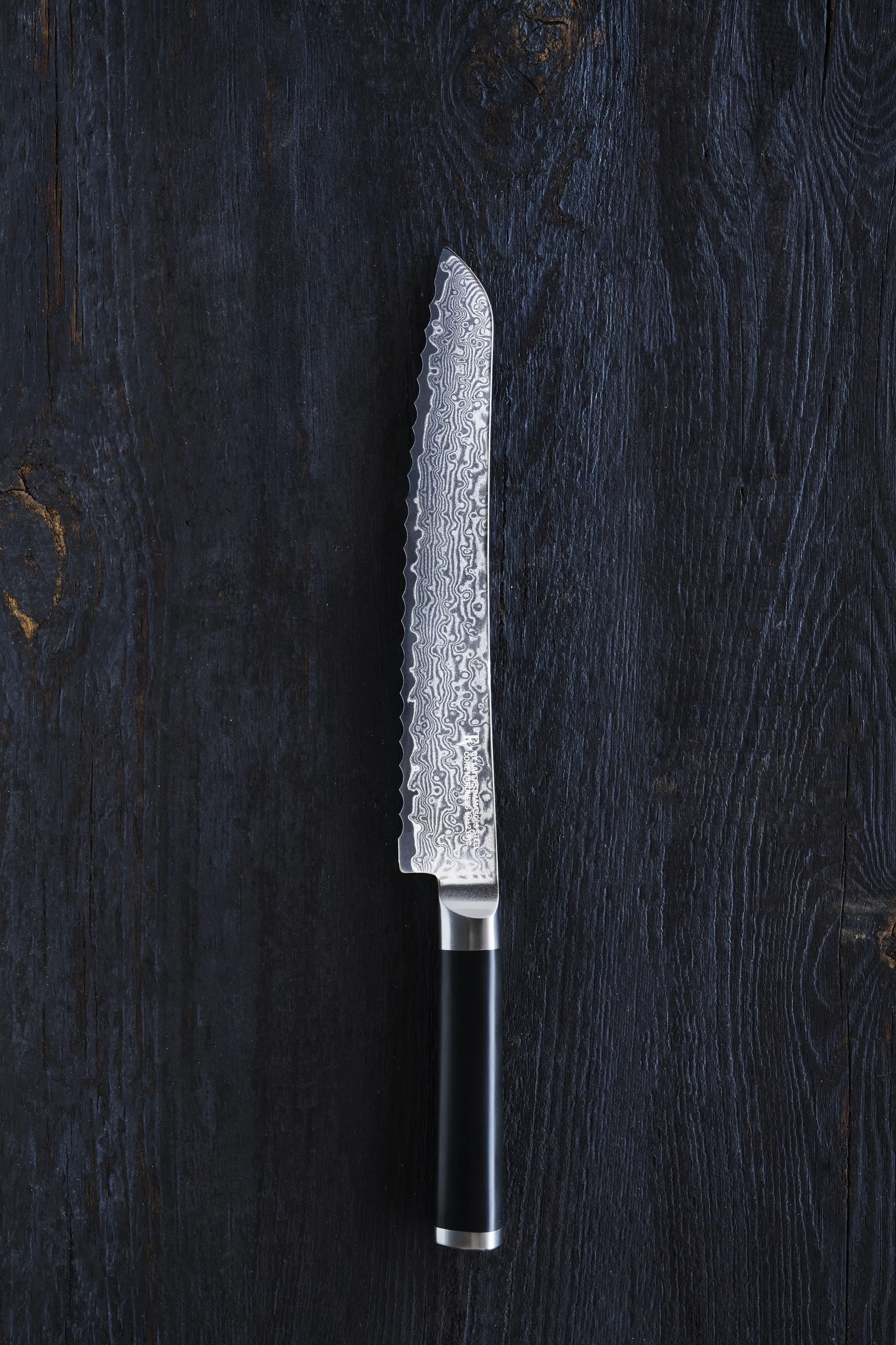 Timm Vladimir Kitchen Brødknive Damaskus Brødkniv i sort/sølv, 2
