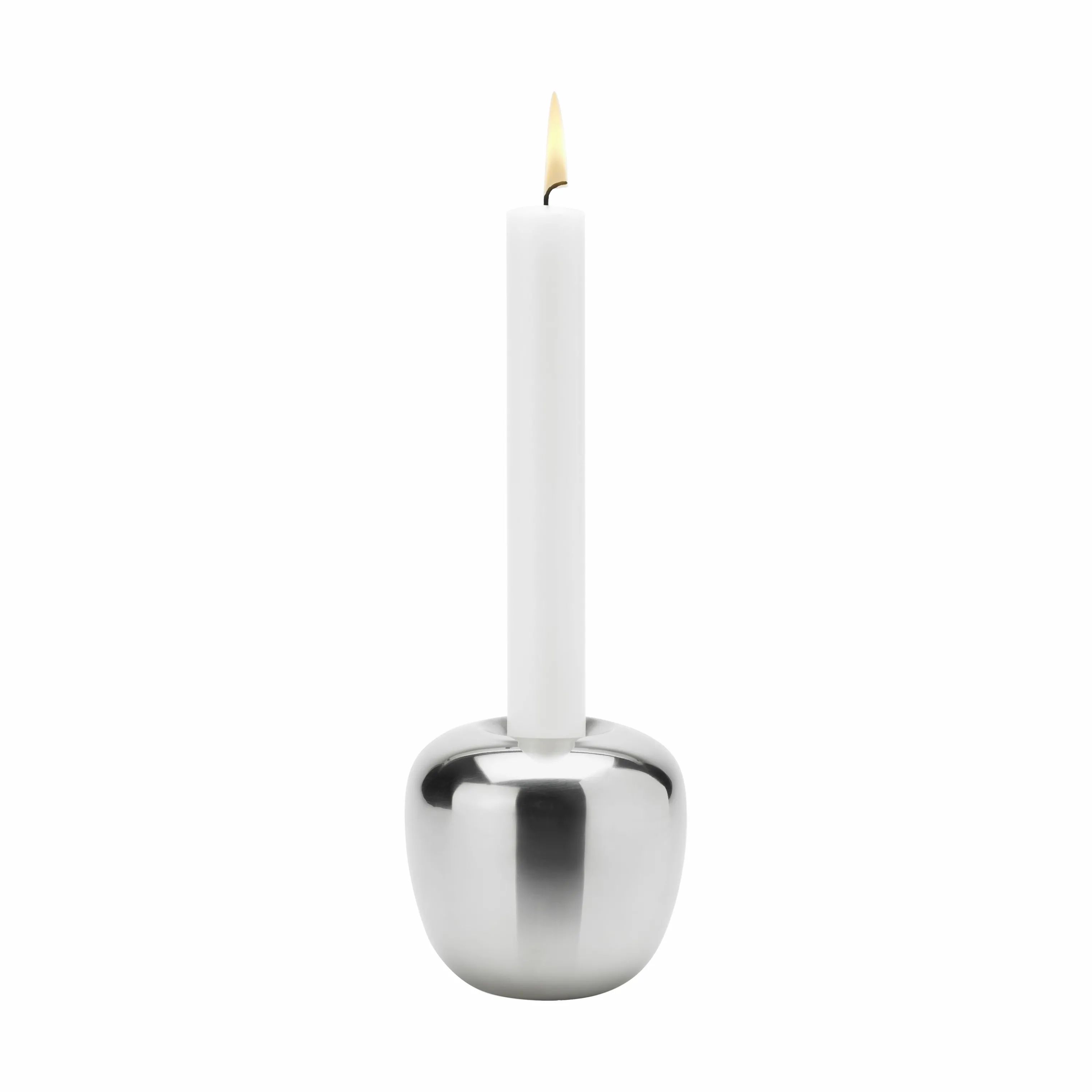 Stelton Kronelysestage Nordic Ora Lysestage i Stål, 8 cm, 3