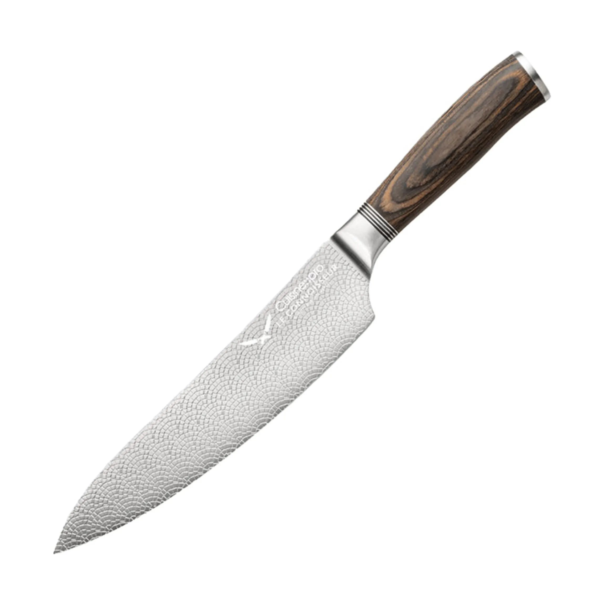 THE CUSTOM CHEF™ Kokkeknive Cuisine::pro Le Connoisseur Kokkekniv i Brun, 20 cm, 1
