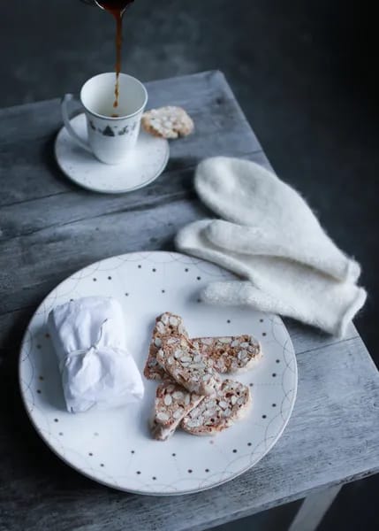 Wik & Walsøe Middagstallerkener Julemorgen Girlander Tallerken - 2 stk. i Multifarvet, 3