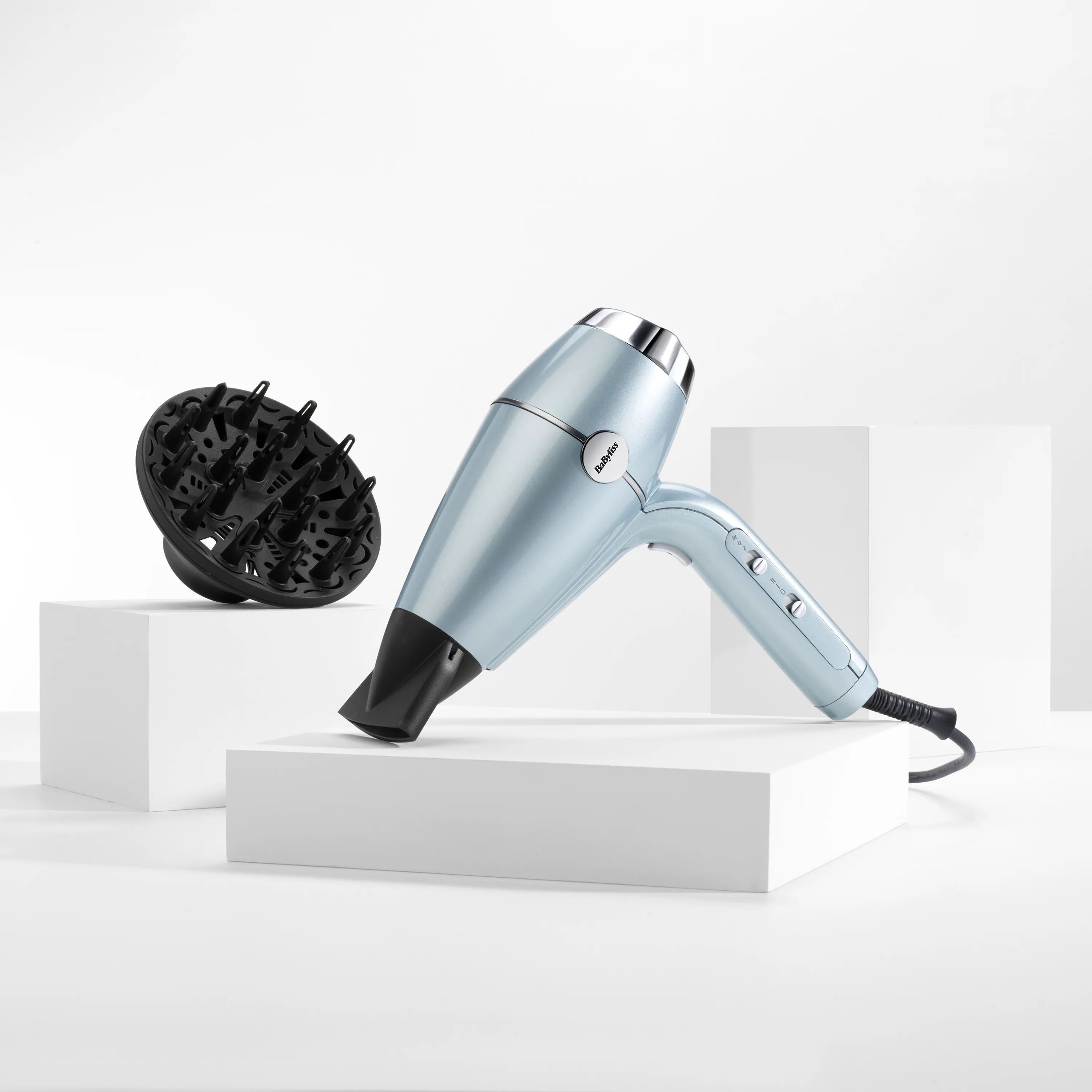 BaByliss Hårtørrere Hydro Fusion Hårtørrer i Blå, 2
