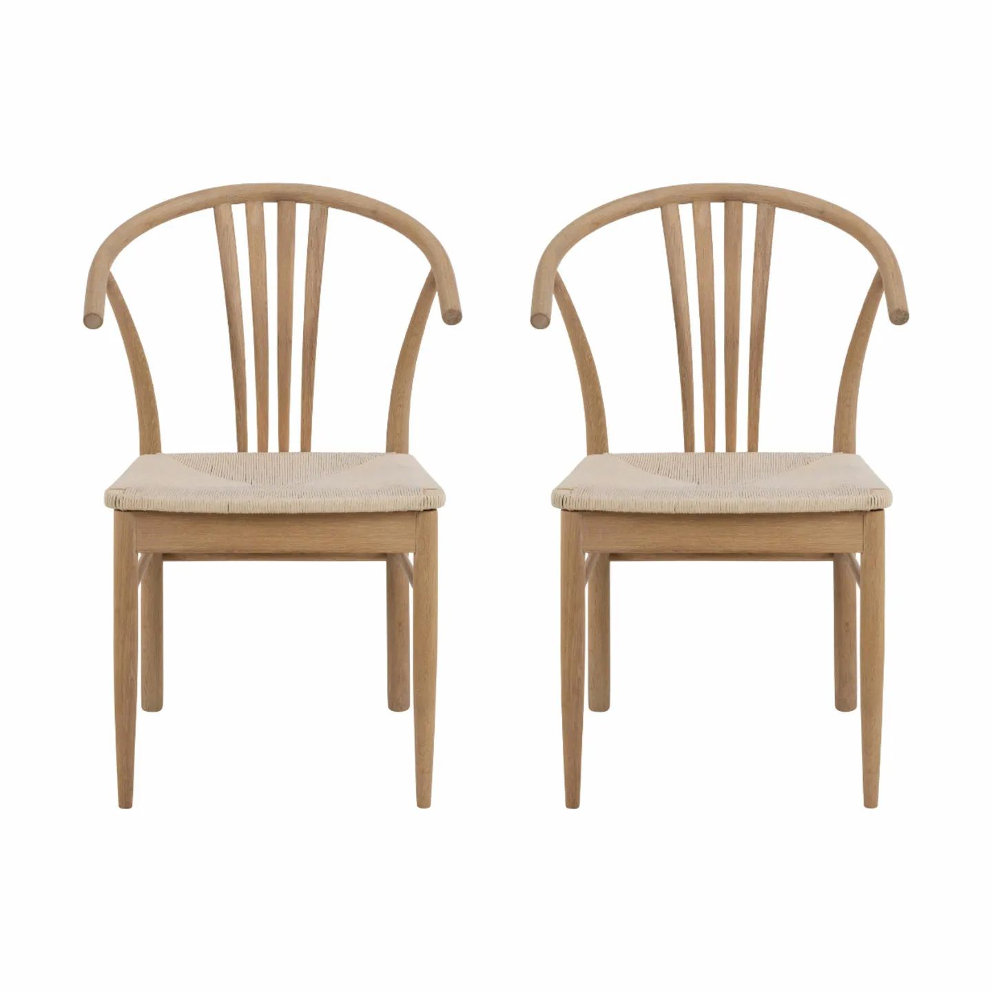 CASA Living Spisebordsstole York Spisebordsstol - 2 stk. i Hvid, 1